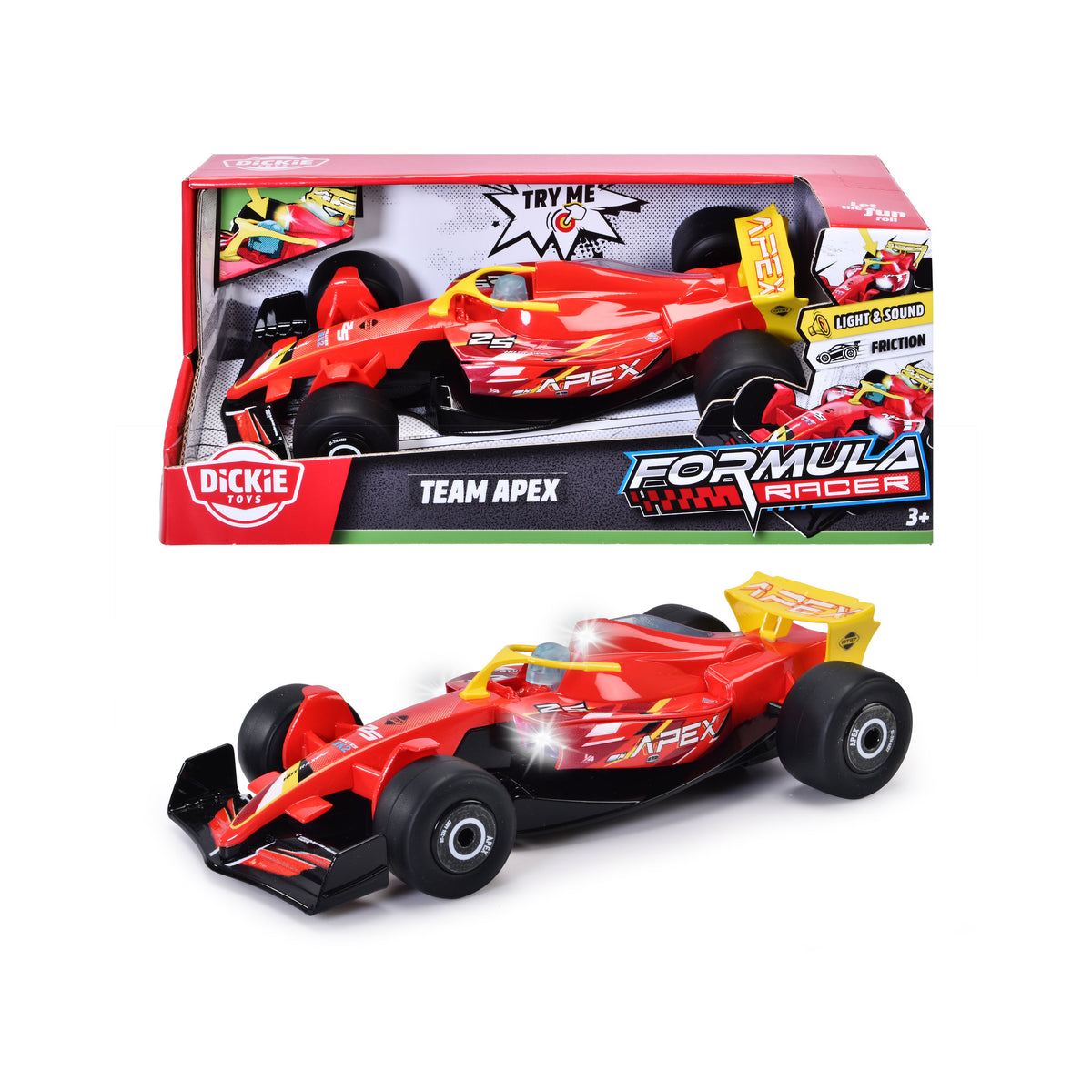 Dickie Toys Formula Racer Team Apex 1:24 Die-Cast Vehicle
