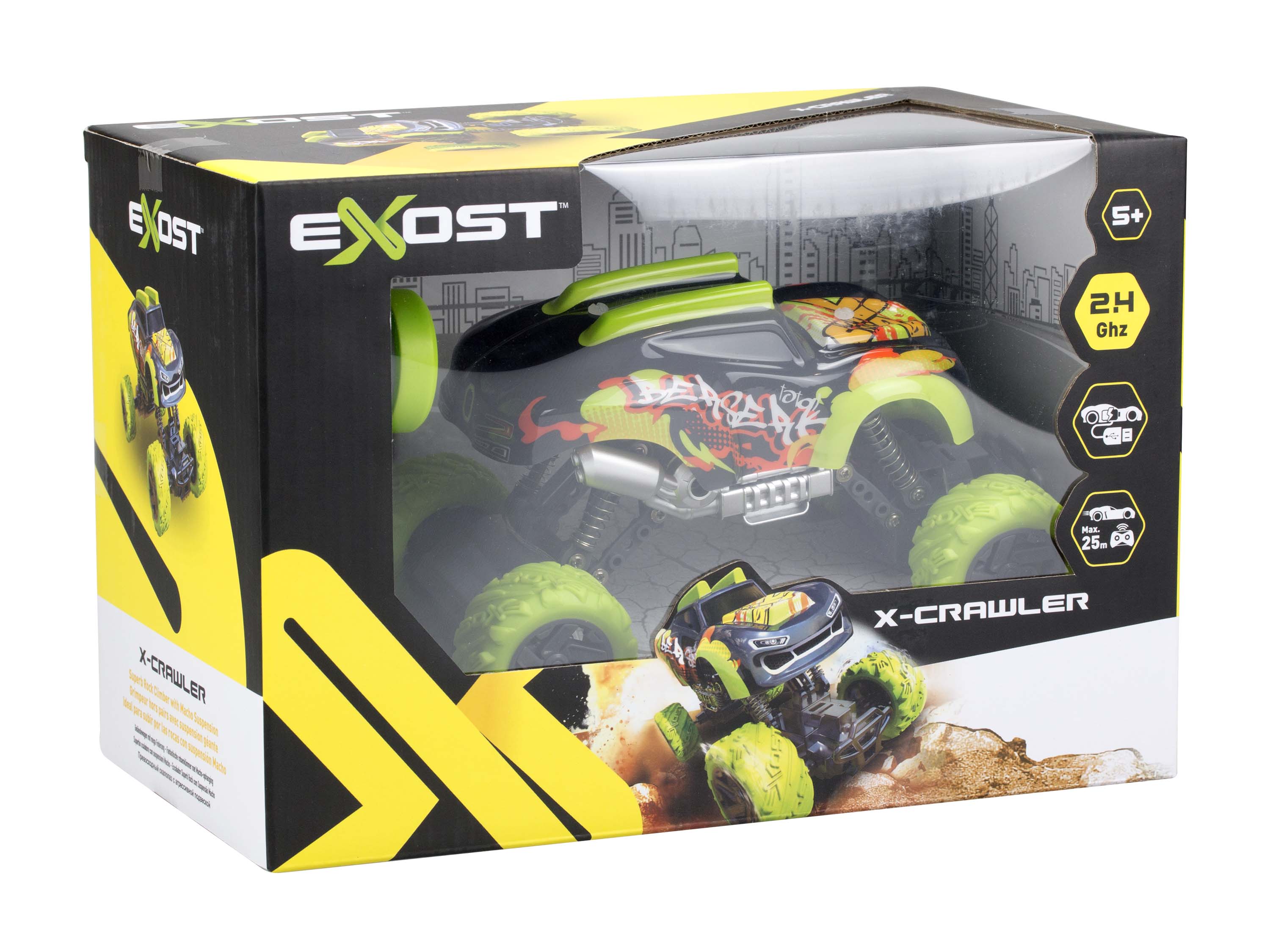 Silverlit Exost 2.4Ghz Remote Control X-Crawler Black & Green