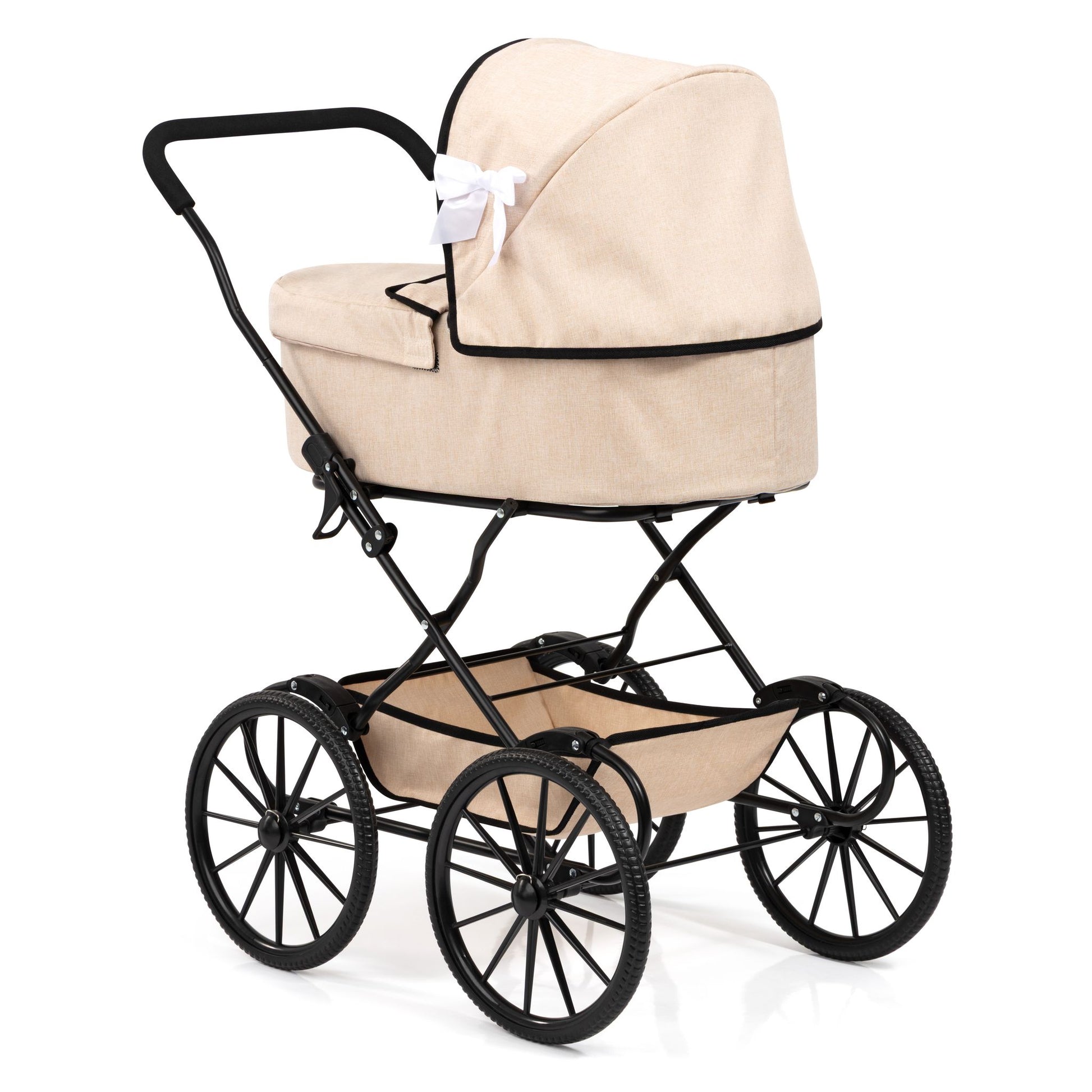 Bayer Xeo Classic Doll Pram Beige - Toyworld Australia