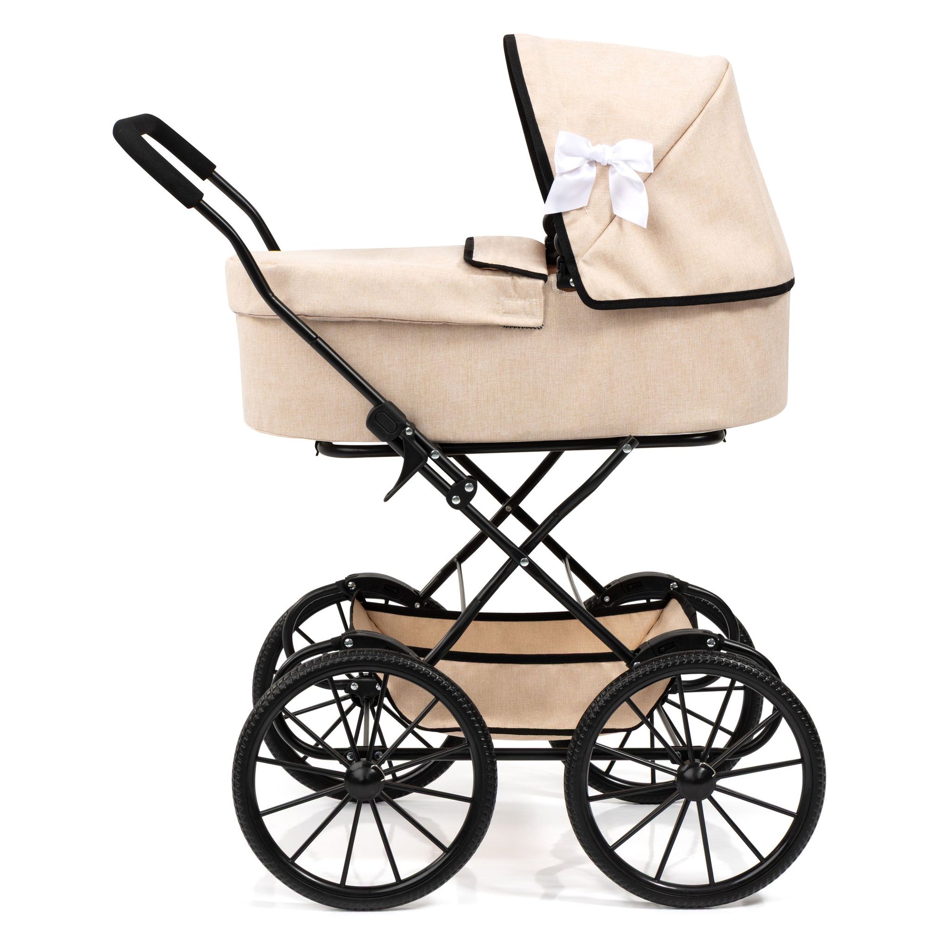 Bayer Xeo Classic Doll Pram Beige - Toyworld Australia