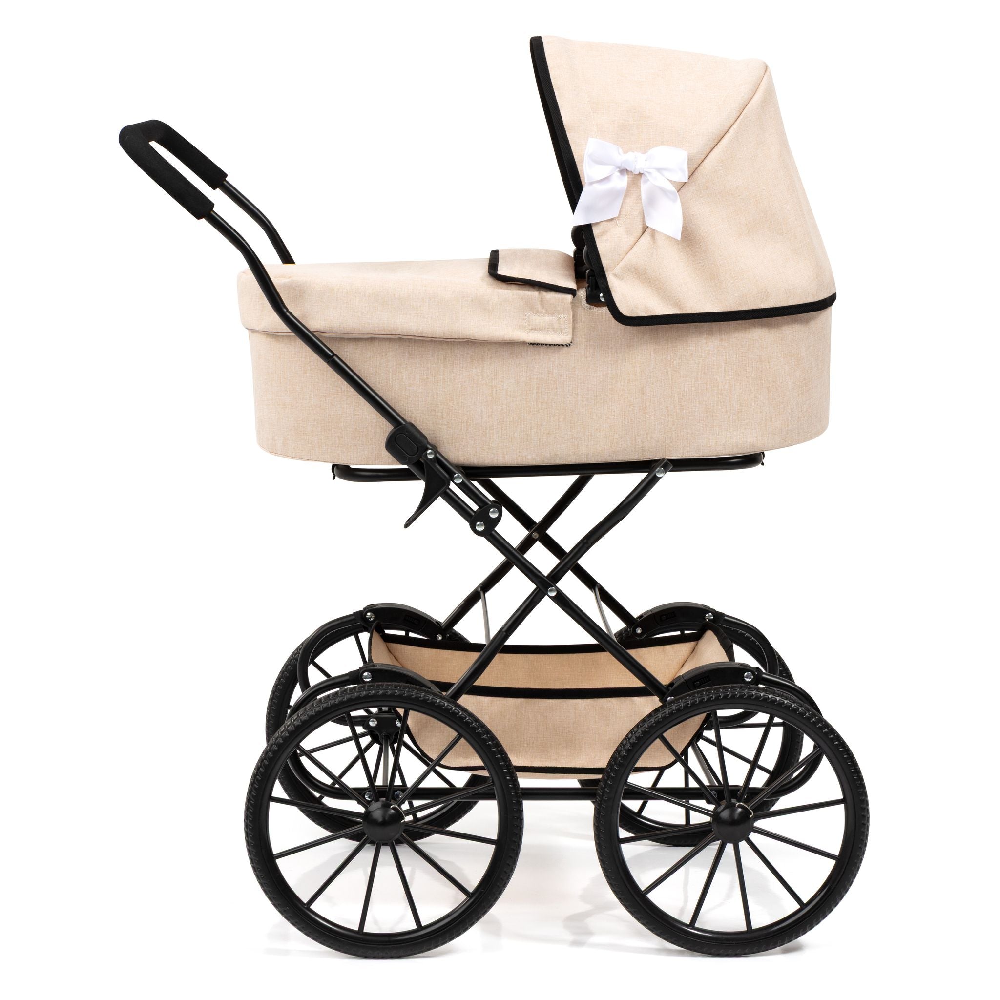 Bayer Xeo Classic Doll Pram Beige - Toyworld Australia