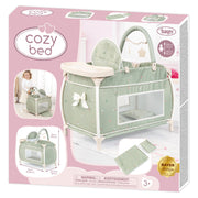 Bayer Multi Bed Cot & Integrated High Chair Soft Sage Green