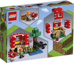 LEGO 21179 MINECRAFT THE MUSHROOM HOUSE
