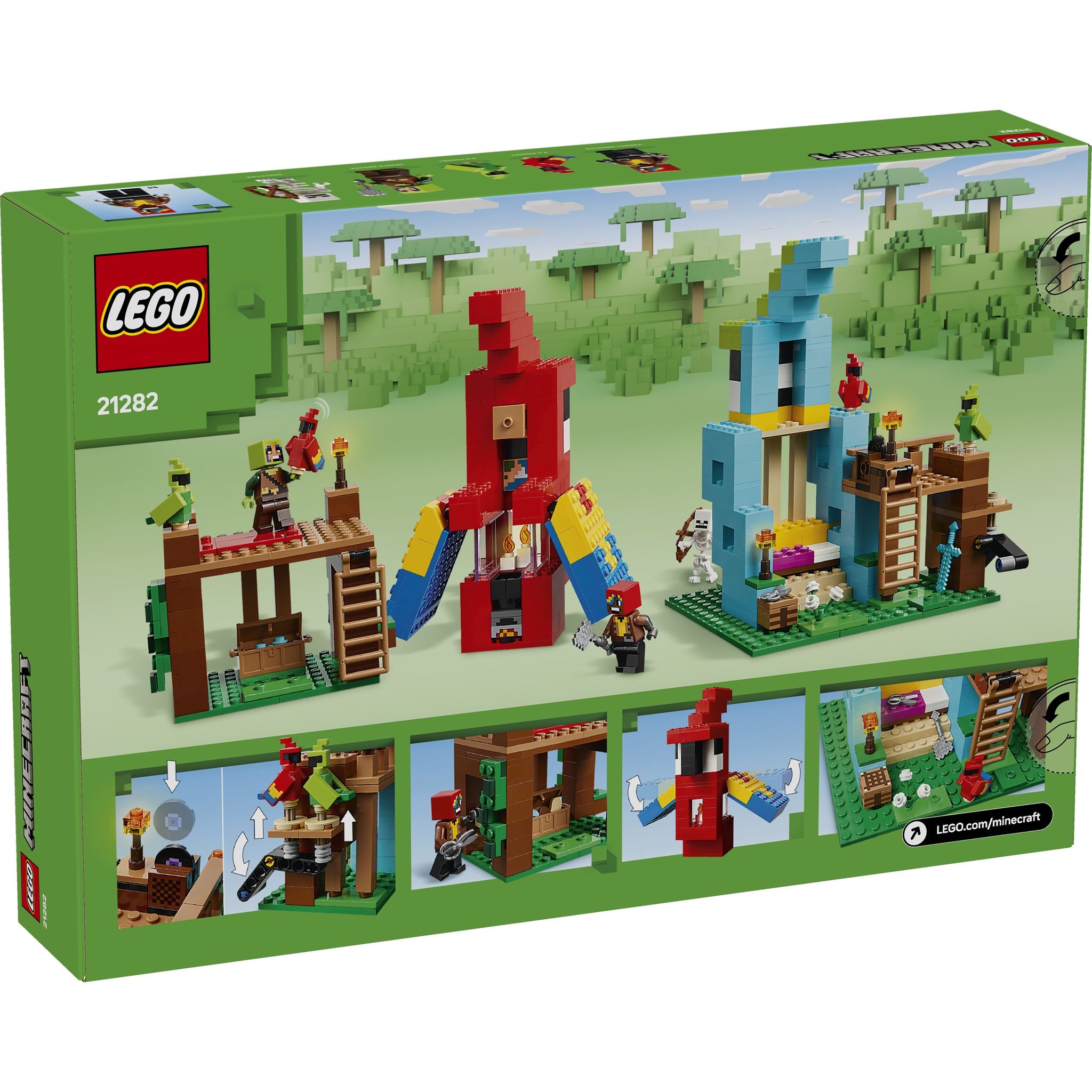 LEGO 21282 Minecraft The Parrot Houses