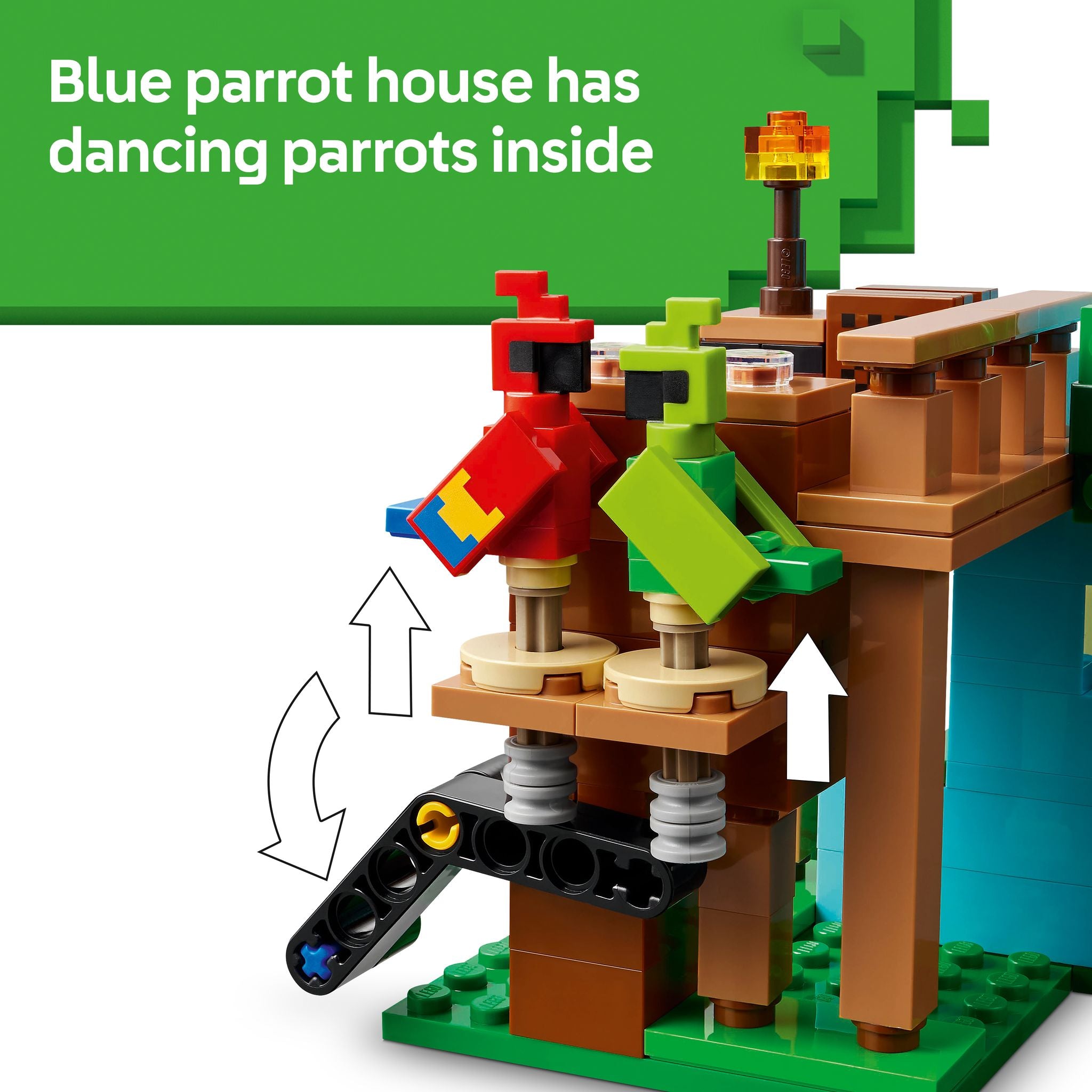 LEGO 21282 Minecraft The Parrot Houses