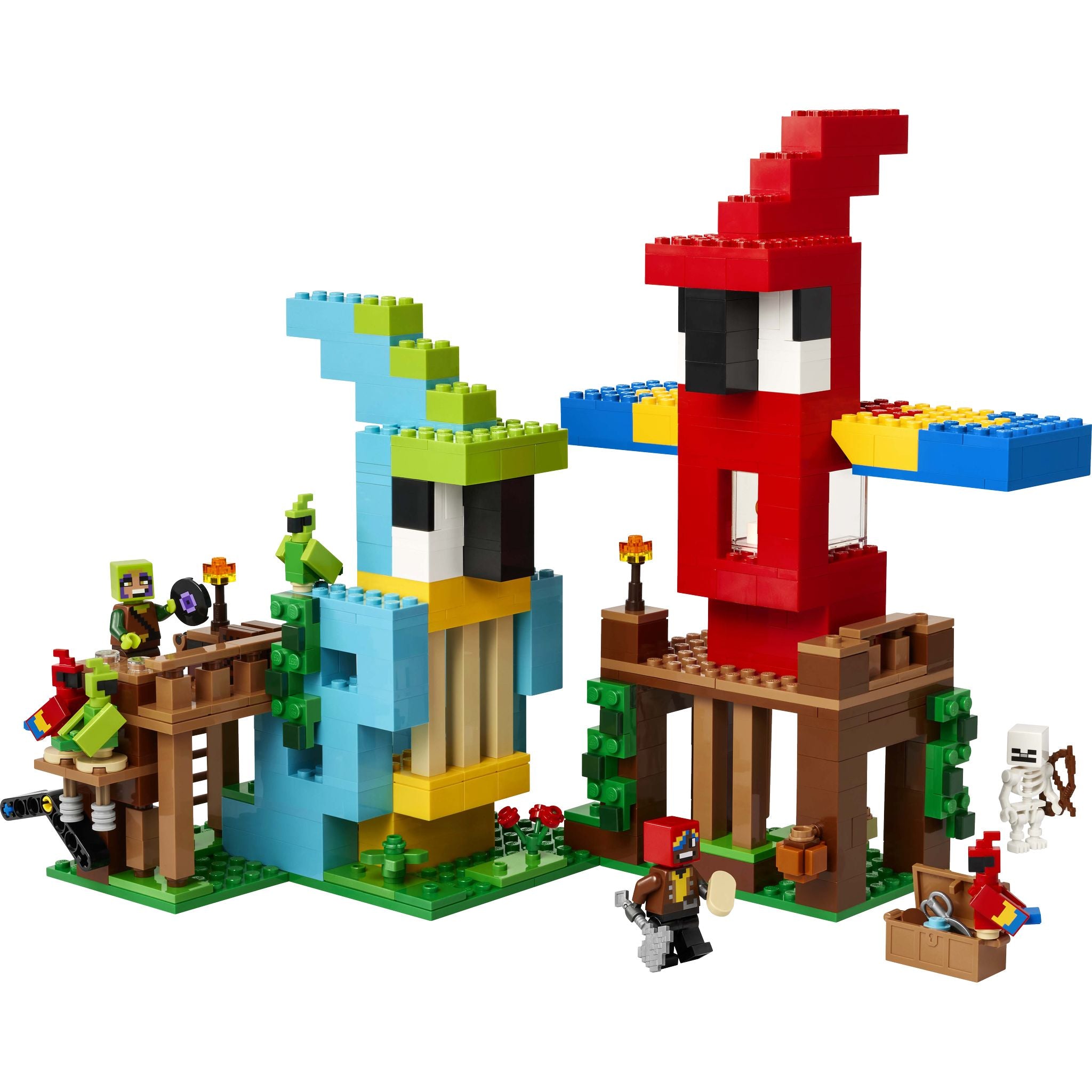 LEGO 21282 Minecraft The Parrot Houses