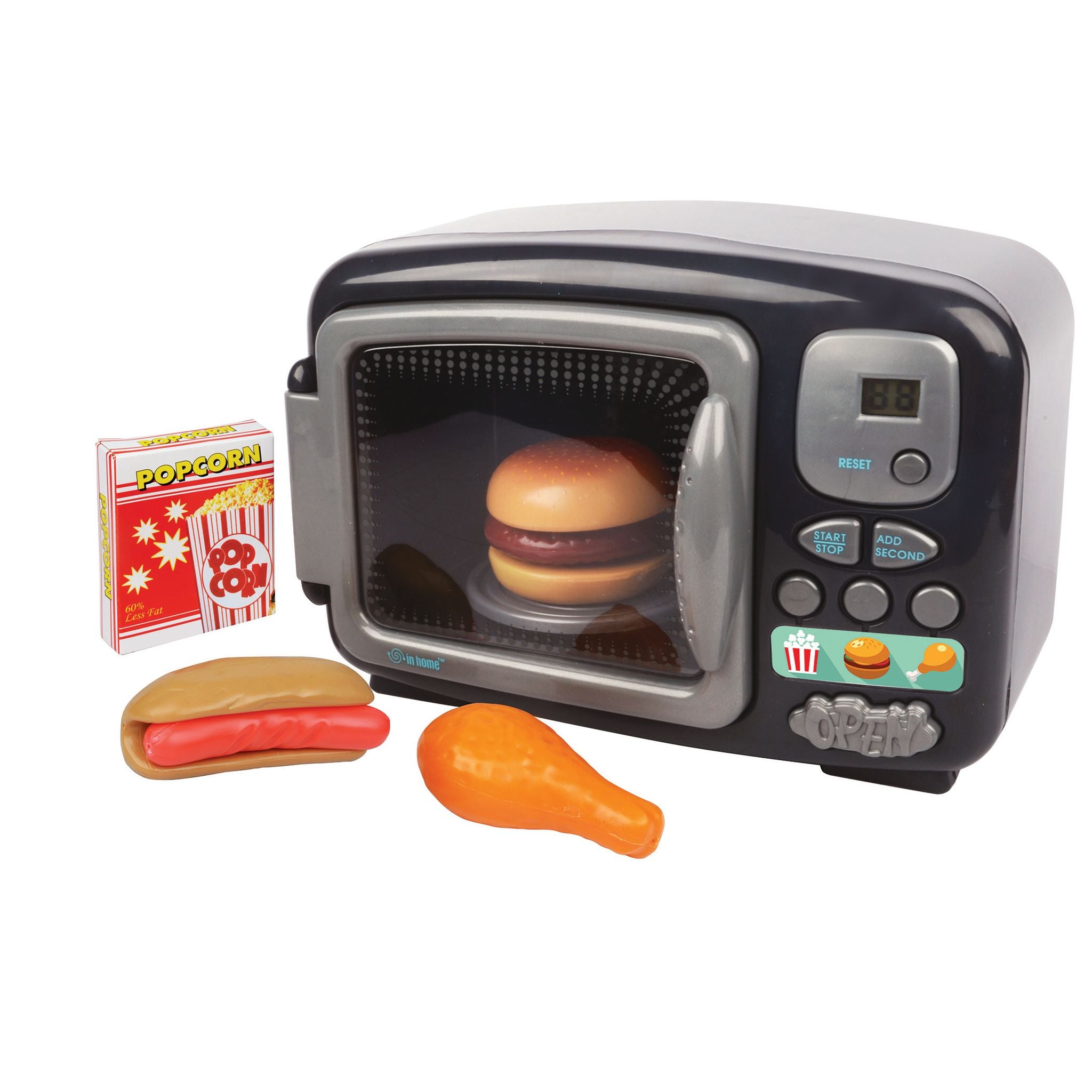 Red Box In Home Electronic Microwave Playset