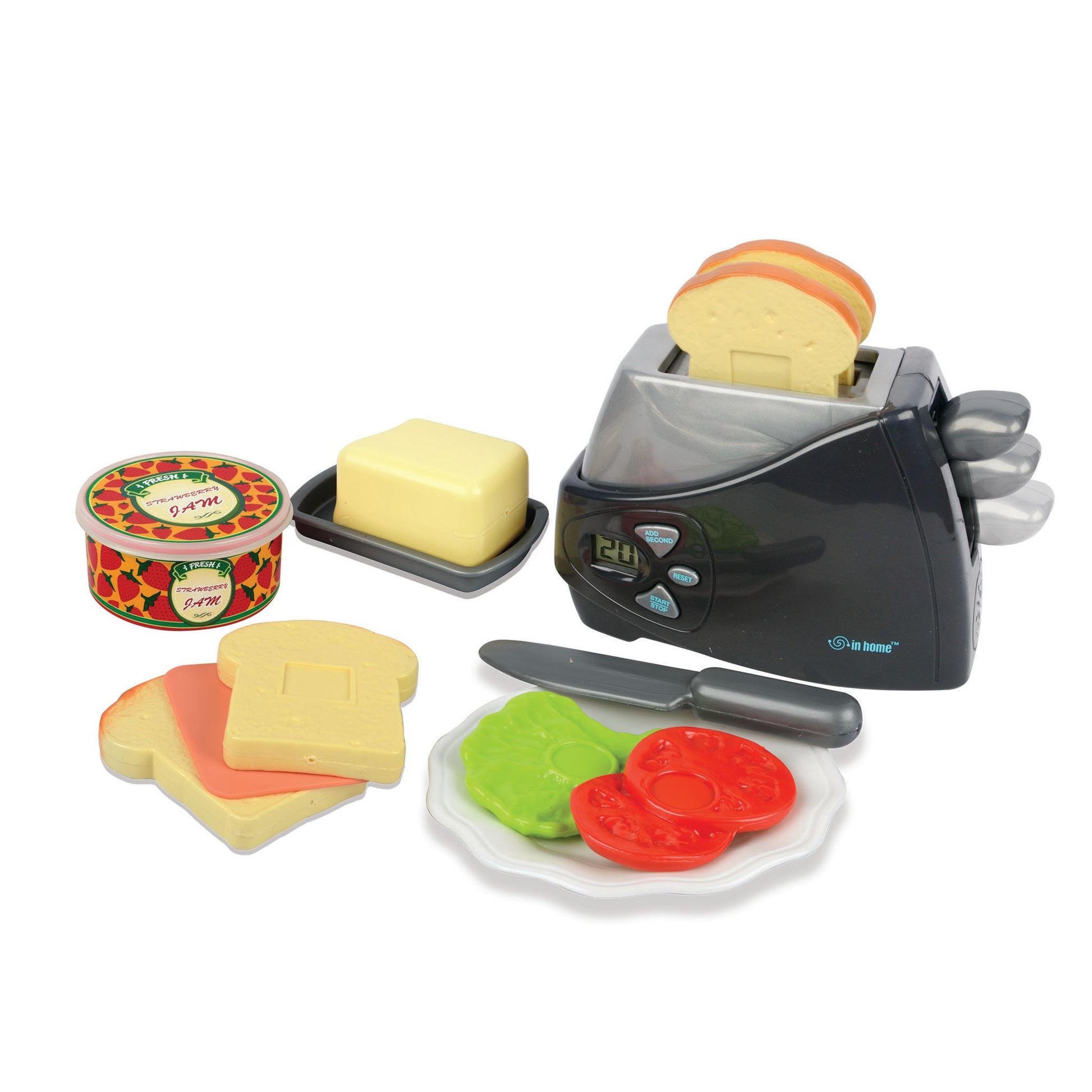 Red Box In Home Electronic Toaster Playset - Toyworld Australia