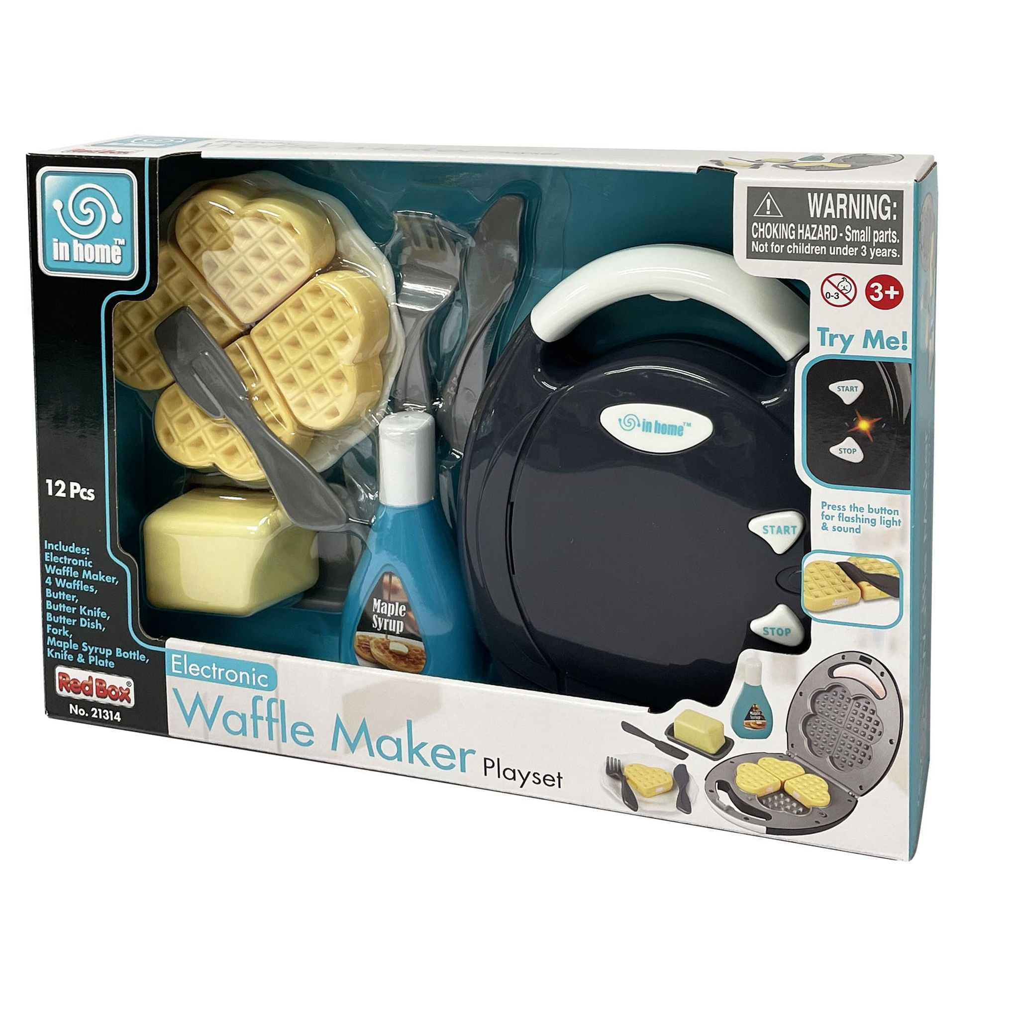 Red Box In Home Electronic Waffle Maker