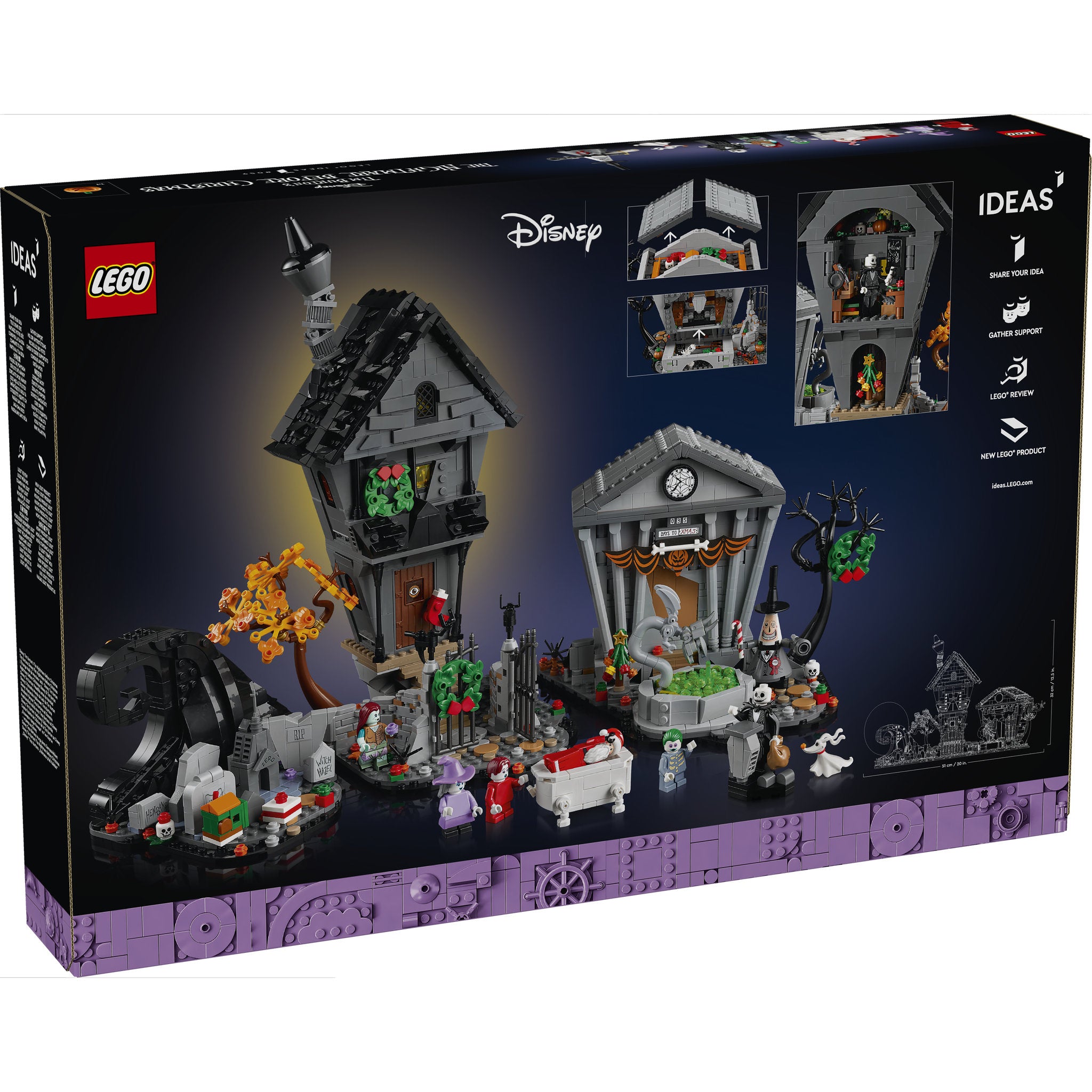 LEGO 21351 Disney Tim Burton's  The Nightmare Before Christmas - Toyworld Australia