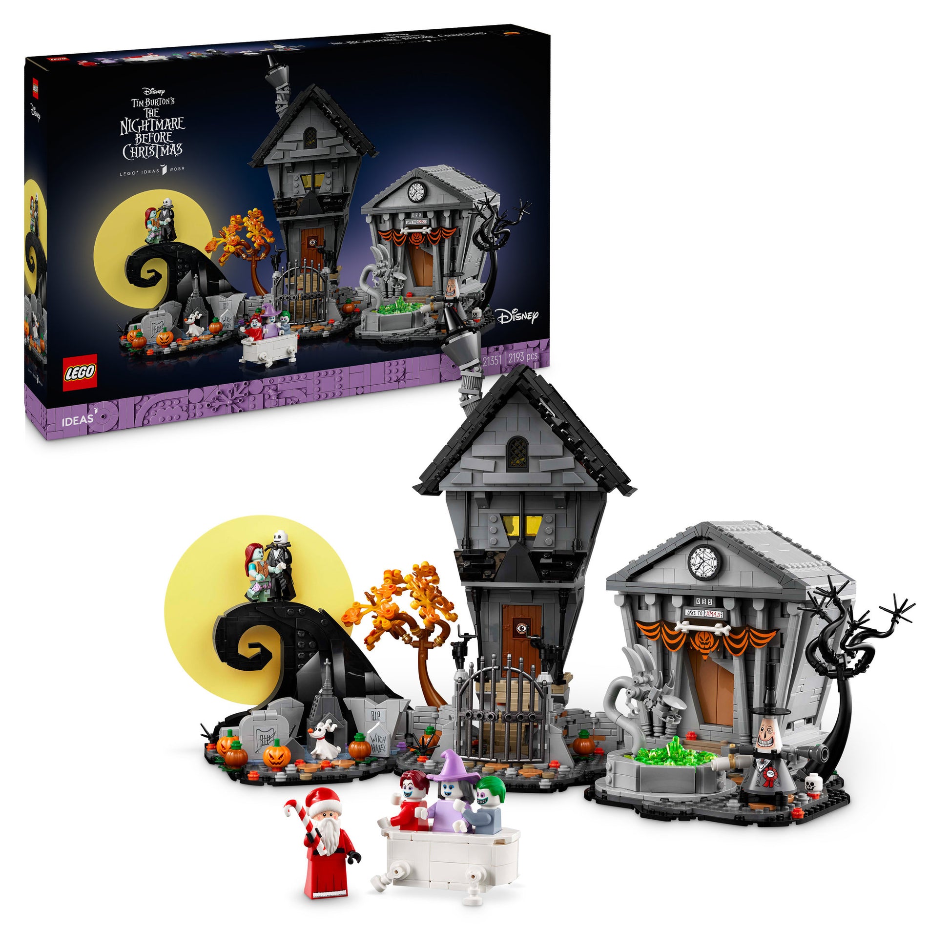 LEGO 21351 Disney Tim Burton's  The Nightmare Before Christmas - Toyworld Australia