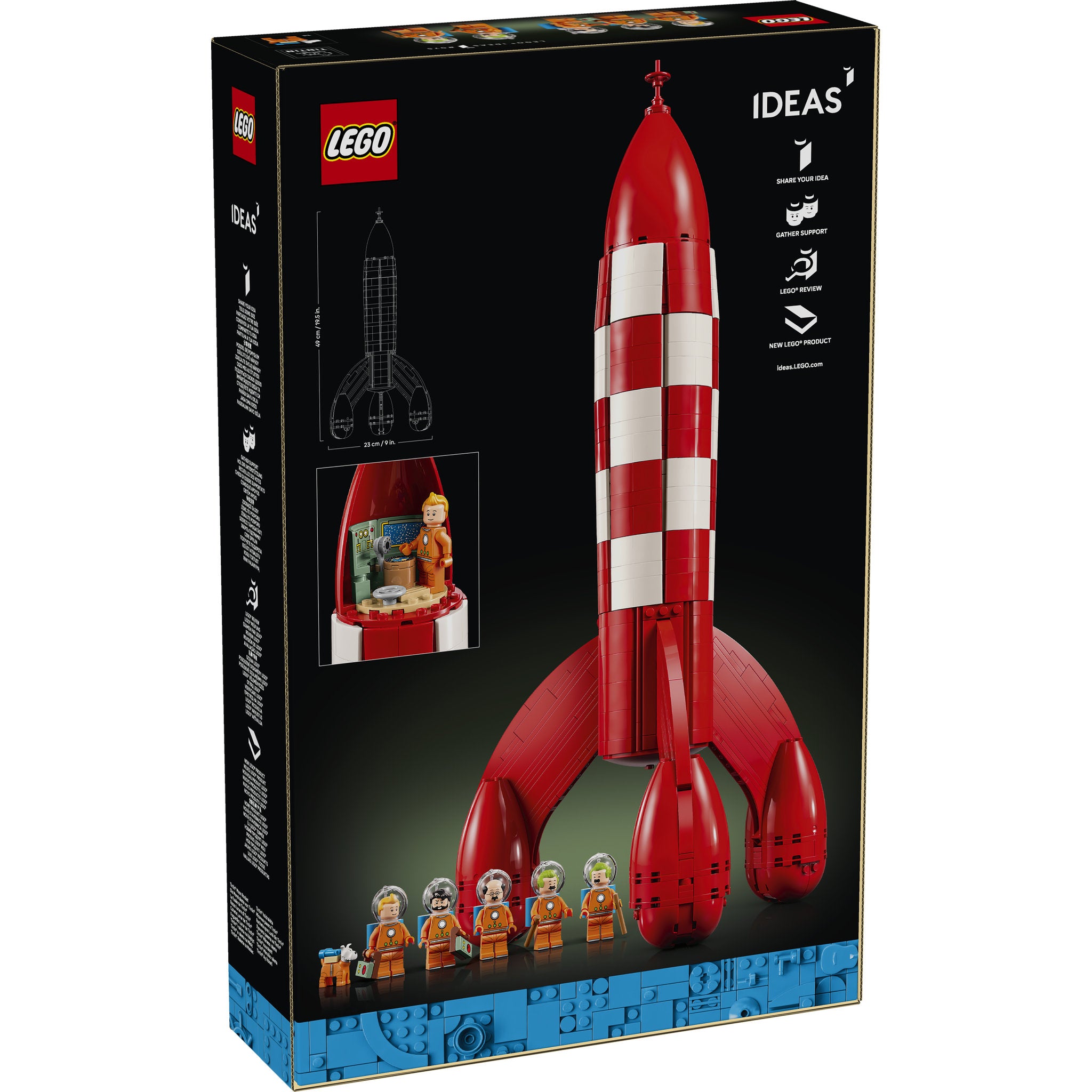 LEGO 21367 Ideas Tintin Moon Rocket