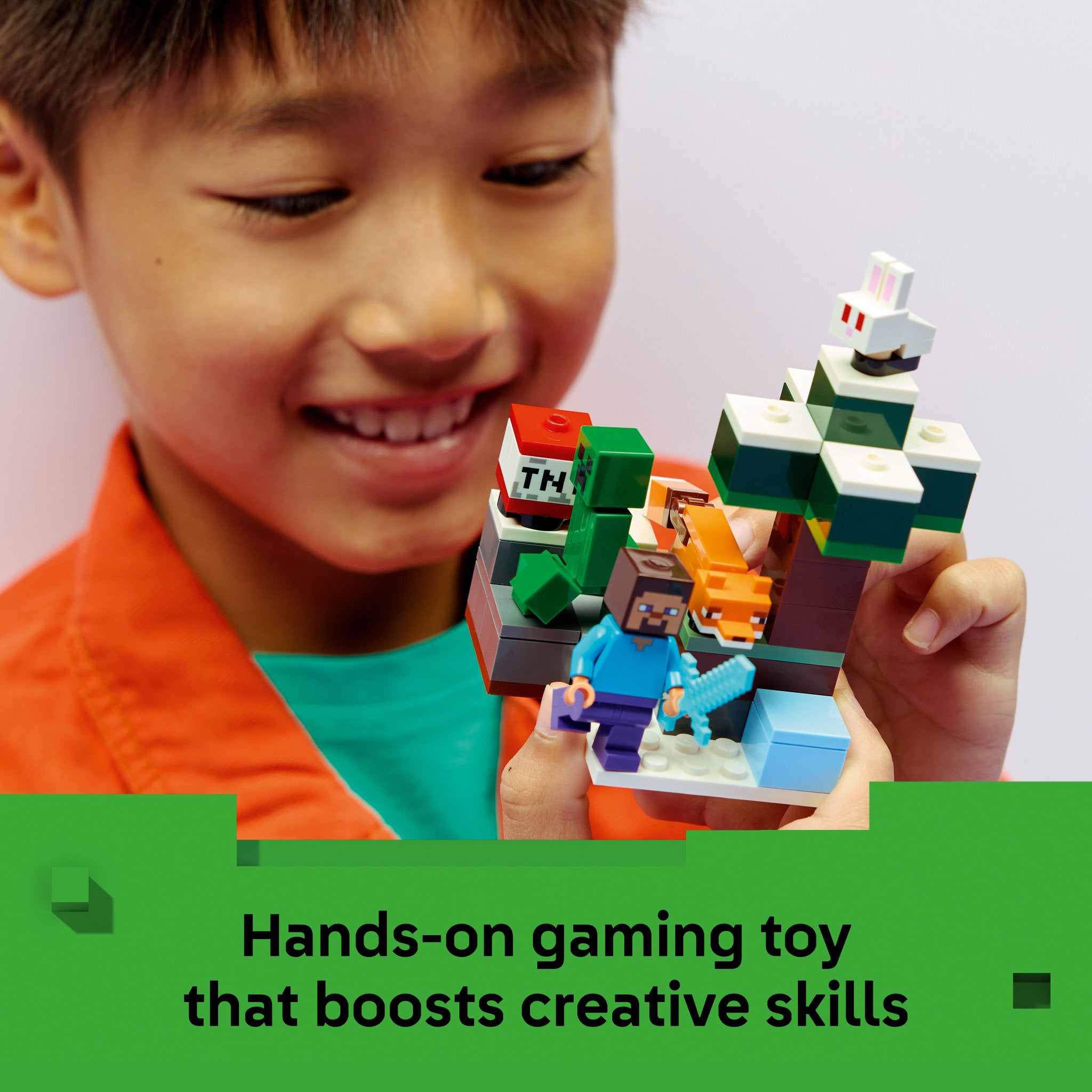 LEGO 21583 Minecraft Steve’s Taiga Adventure