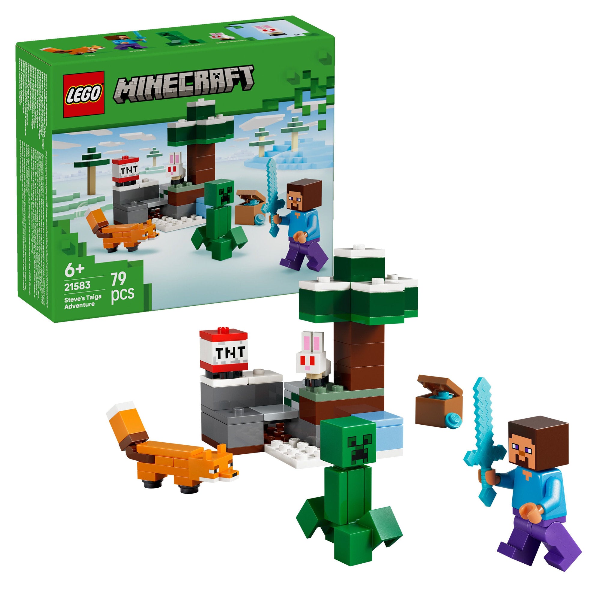 LEGO 21583 Minecraft Steve’s Taiga Adventure
