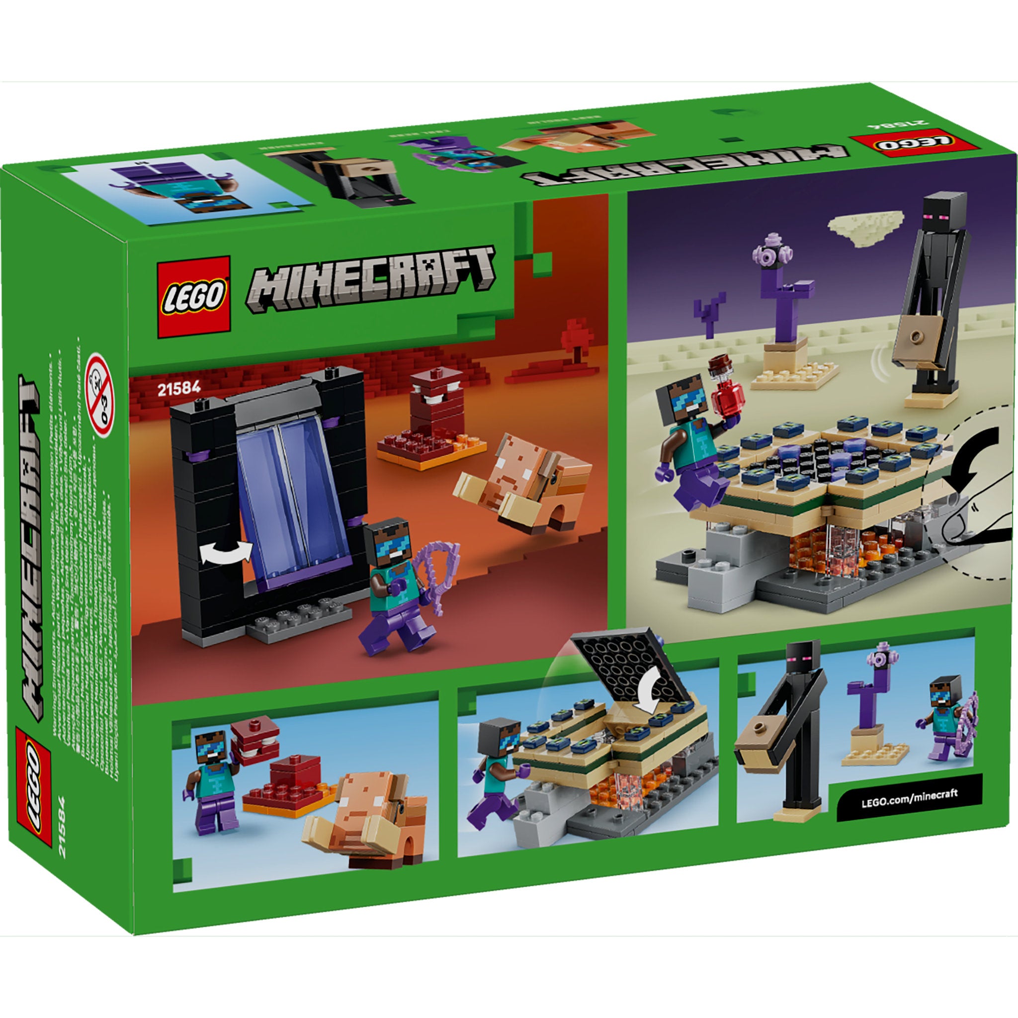 LEGO 21584 Minecraft Nether & End Portal Journey