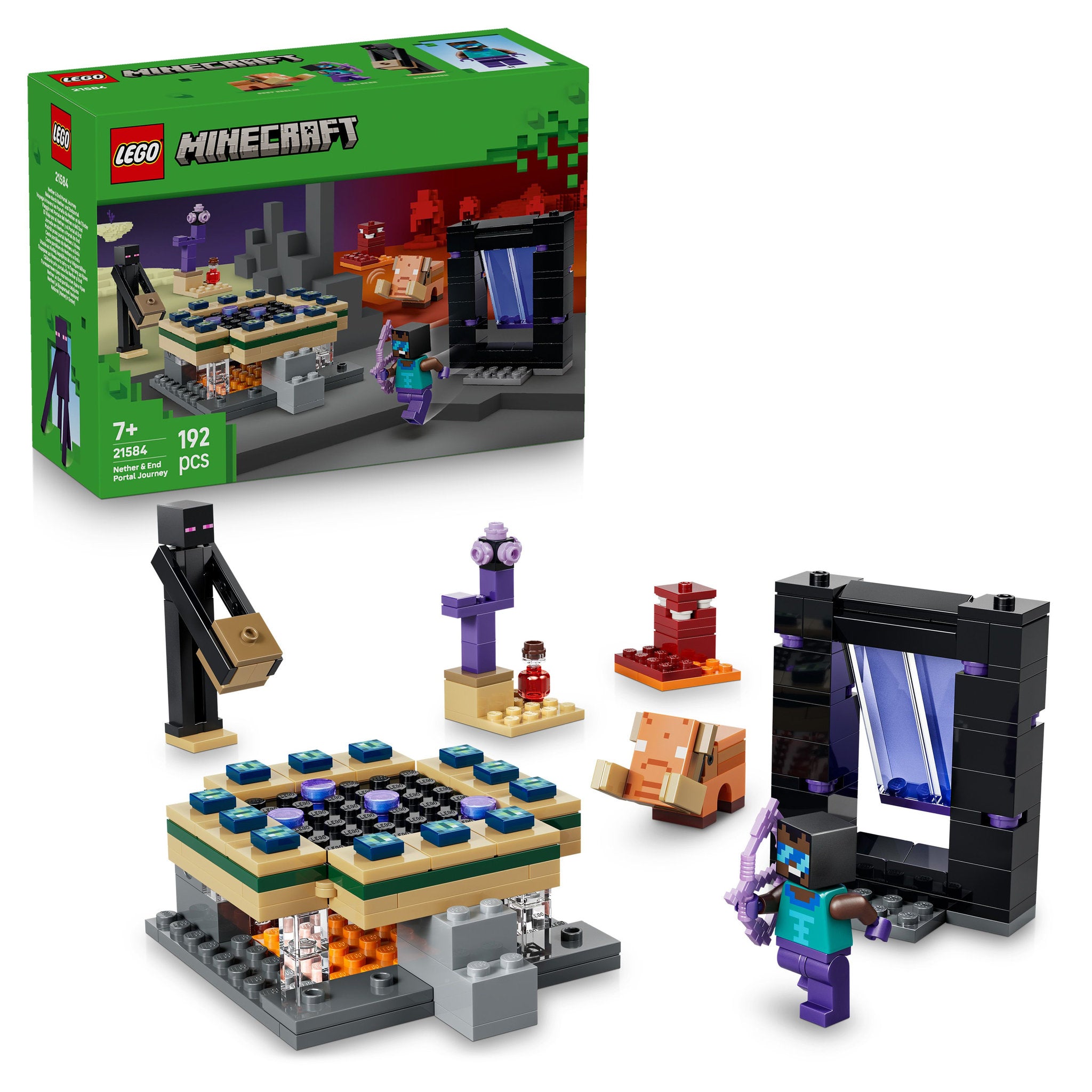 LEGO 21584 Minecraft Nether & End Portal Journey