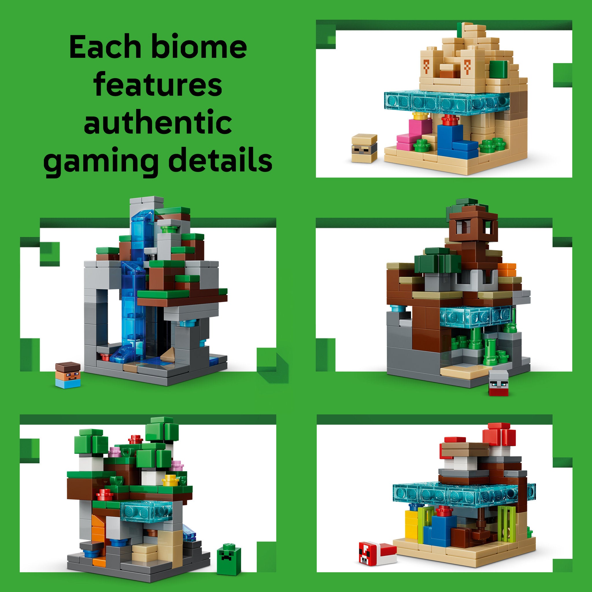 LEGO 21589 Minecraft Mini Biomes