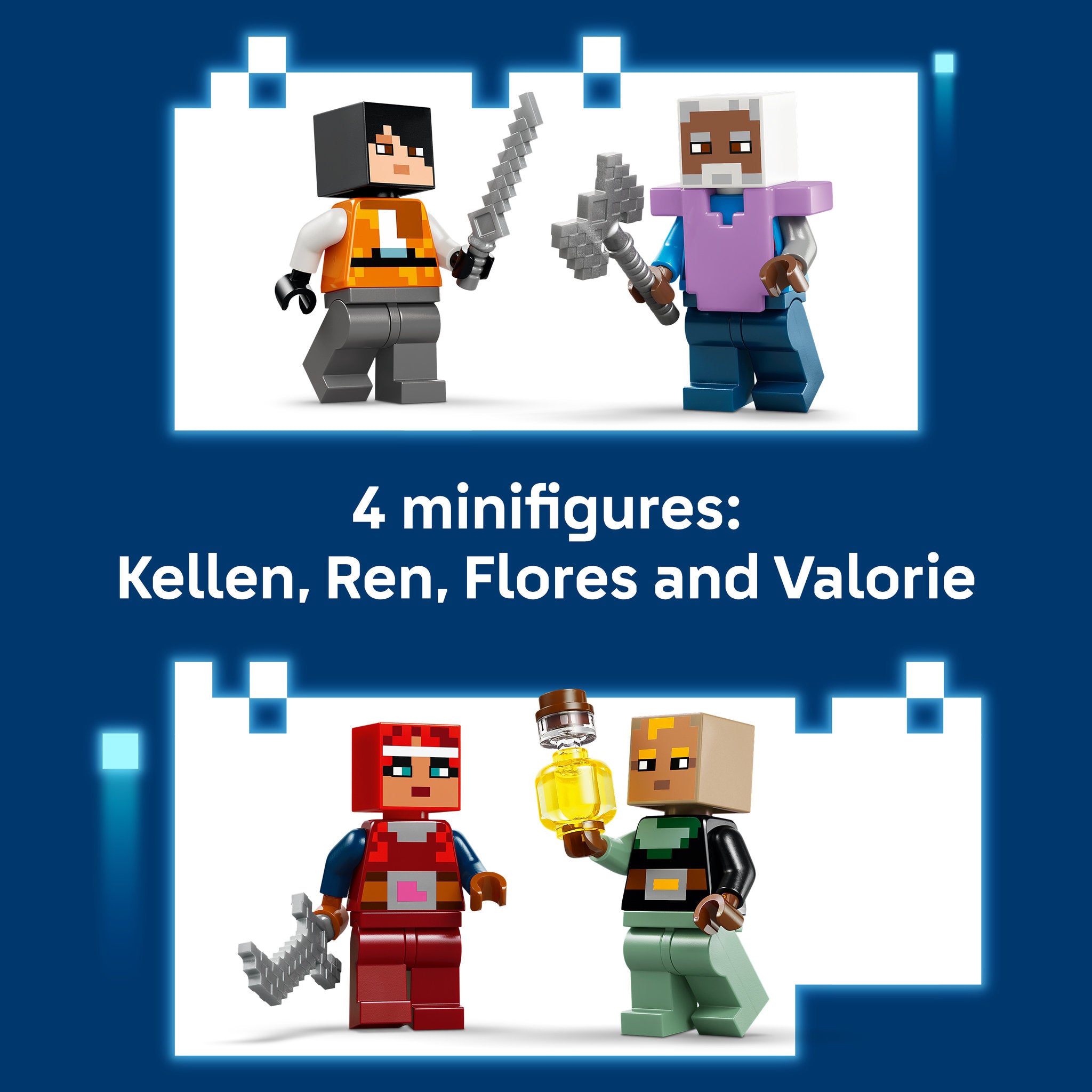 LEGO 21591 Minecraft The Twisted Warden Battle