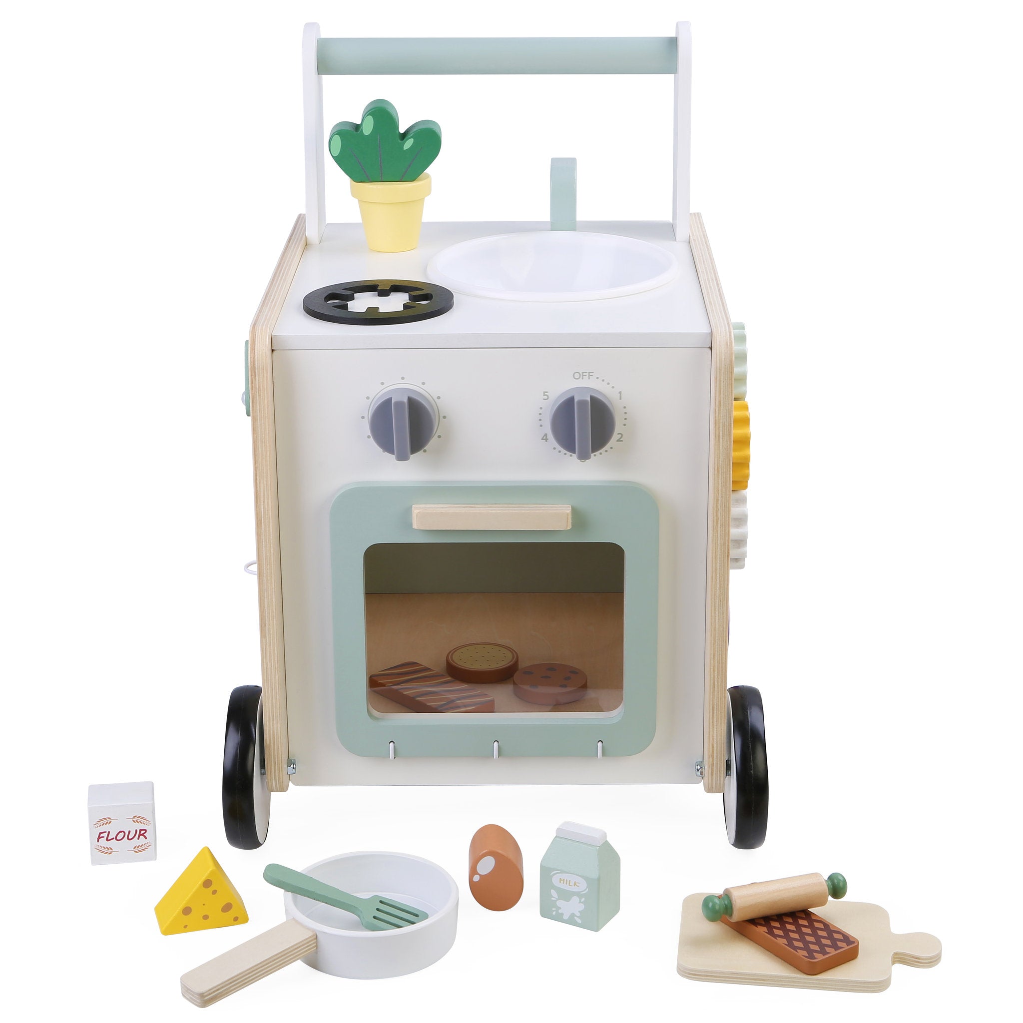 Wooden Cooking Activity Walker