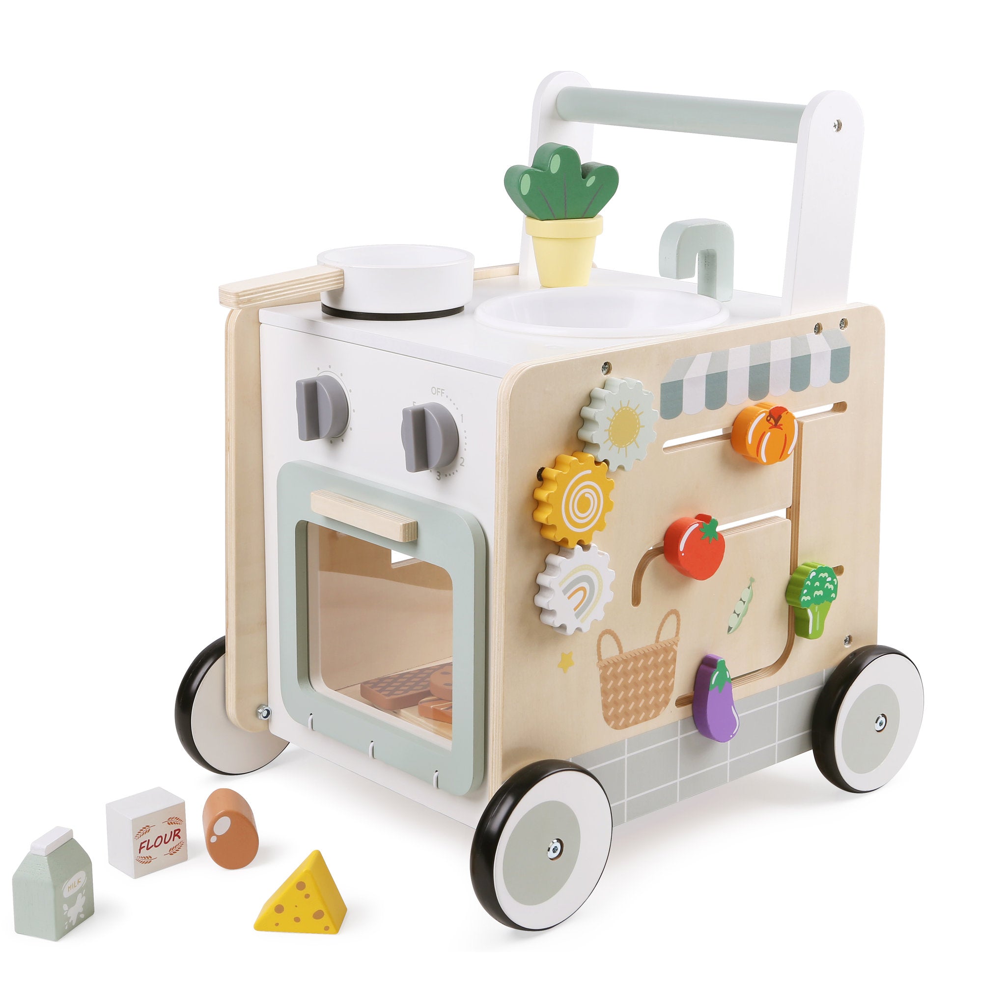 Wooden Cooking Activity Walker