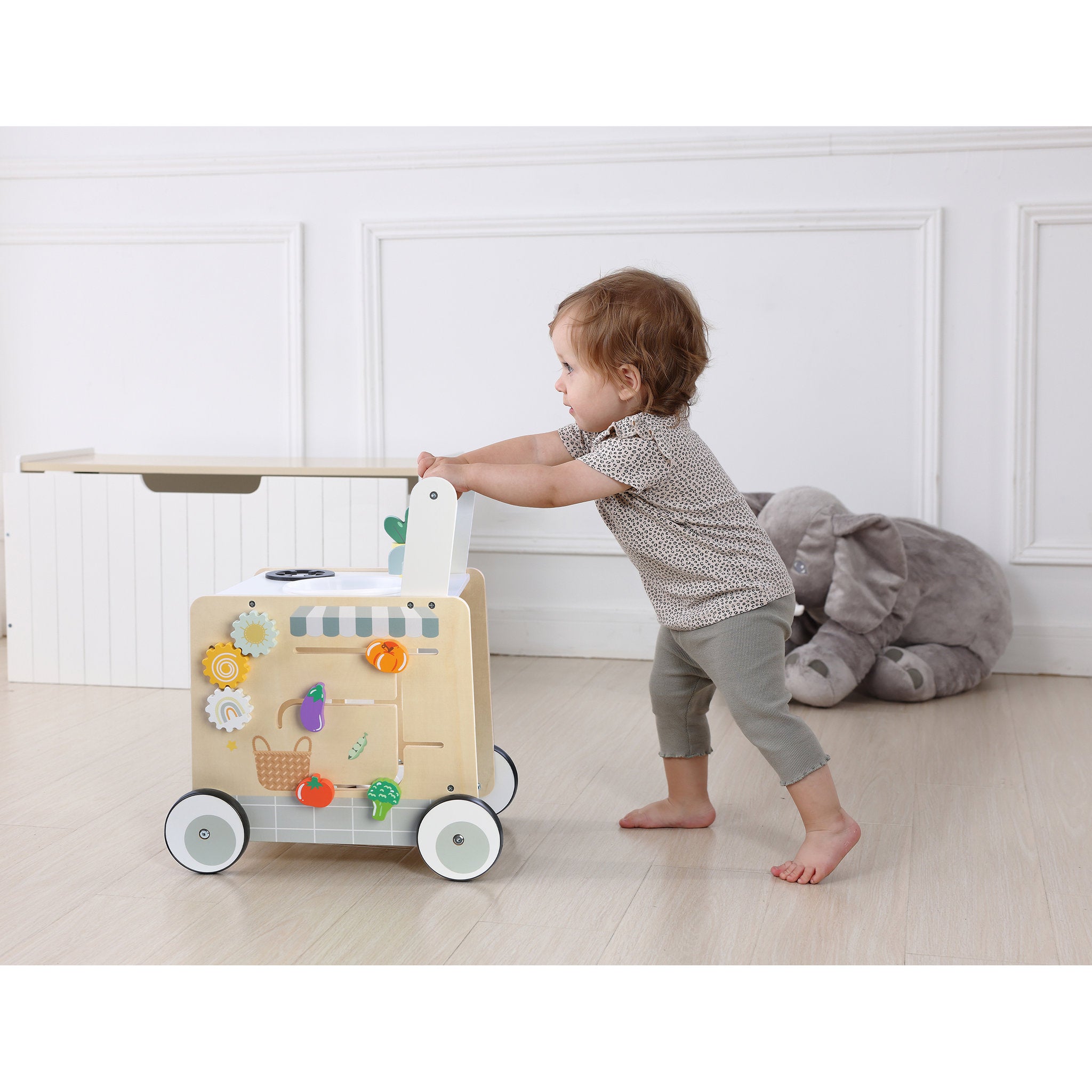 Wooden Cooking Activity Walker