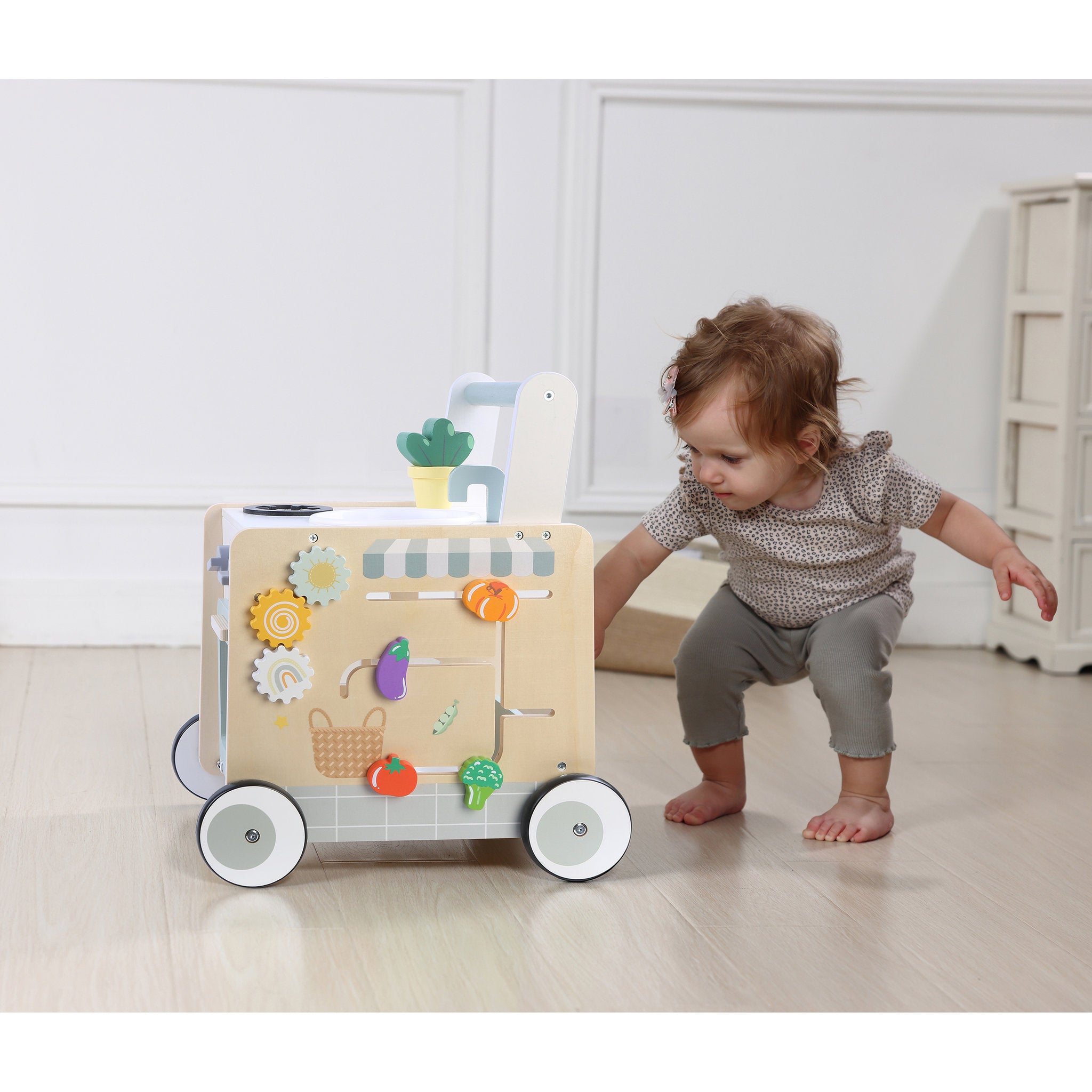 Wooden Cooking Activity Walker