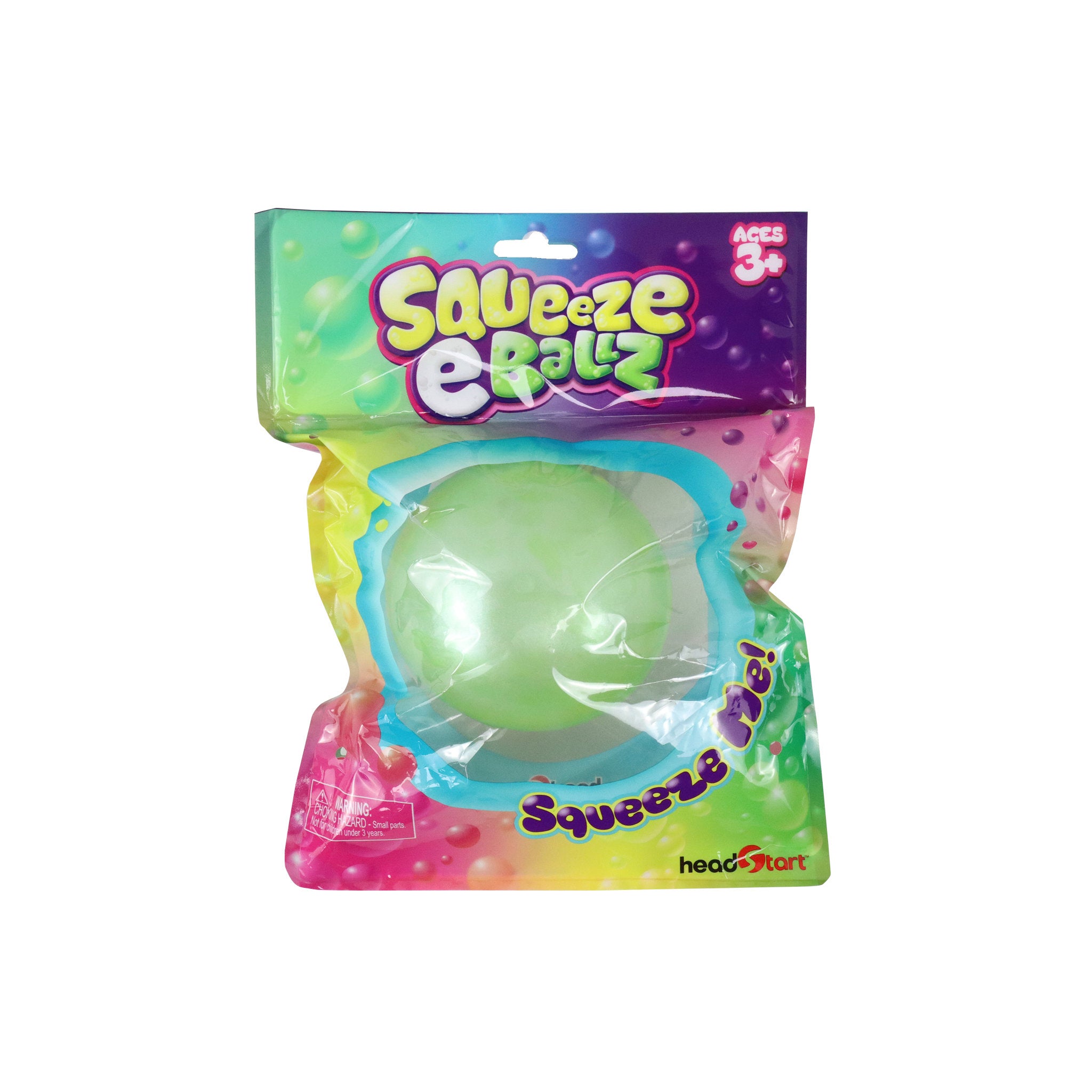 Squeeze-E-Ballz Slime Filled Ball - Green