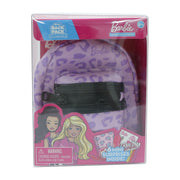 Barbie Mini Backpack Surprise - Purple Leopard