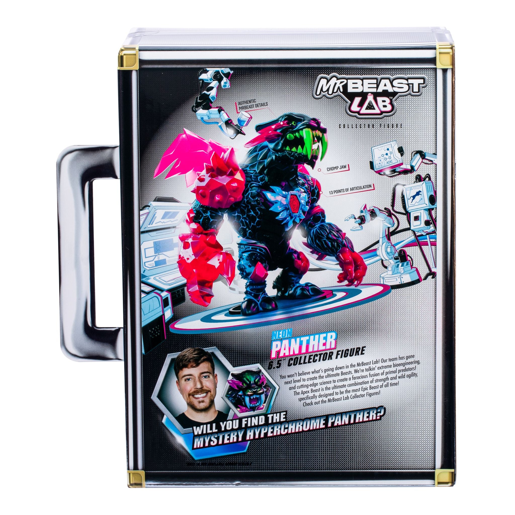 MrBeast Lab Collector Figure Neon Panther