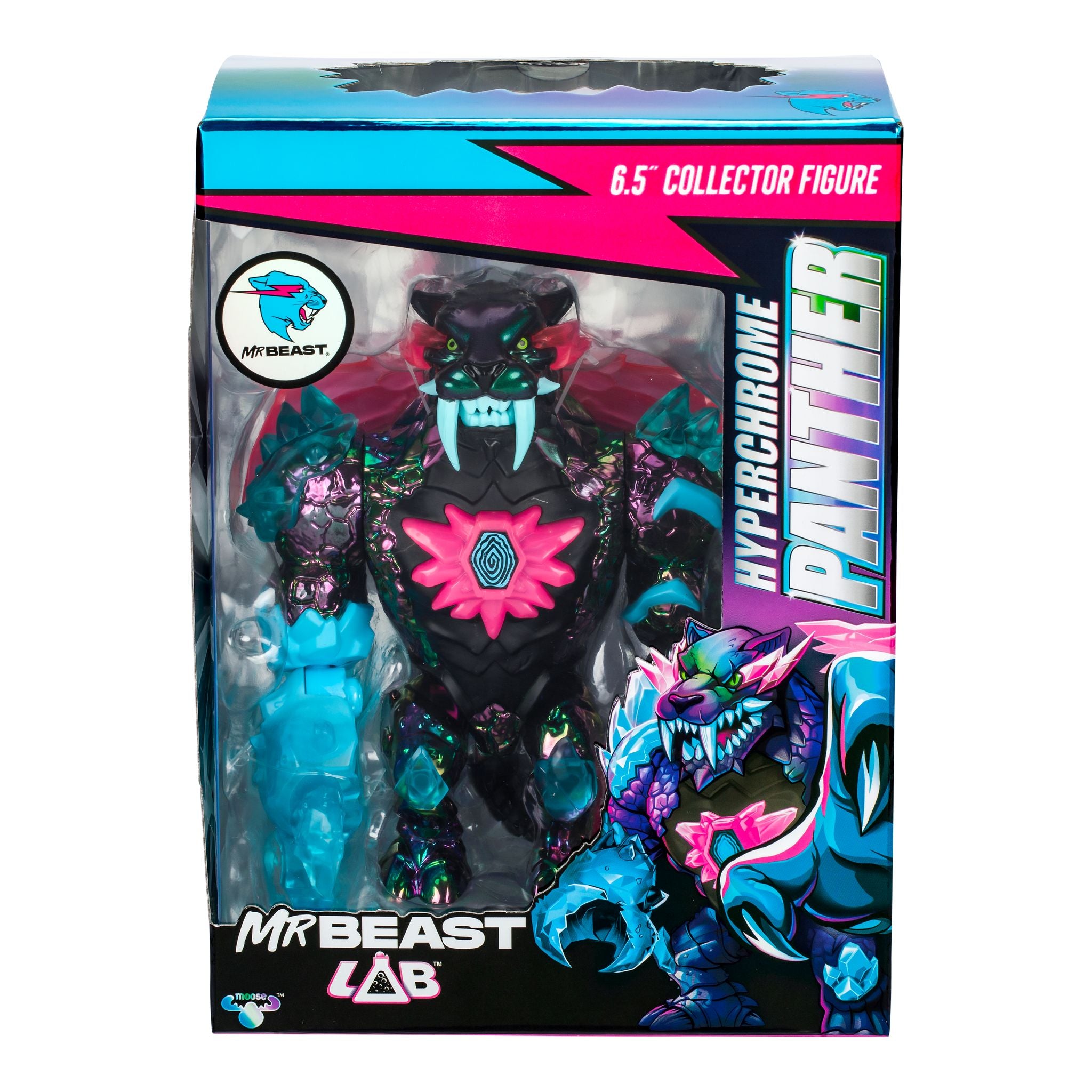 MrBeast Lab Collector Figure Neon Panther