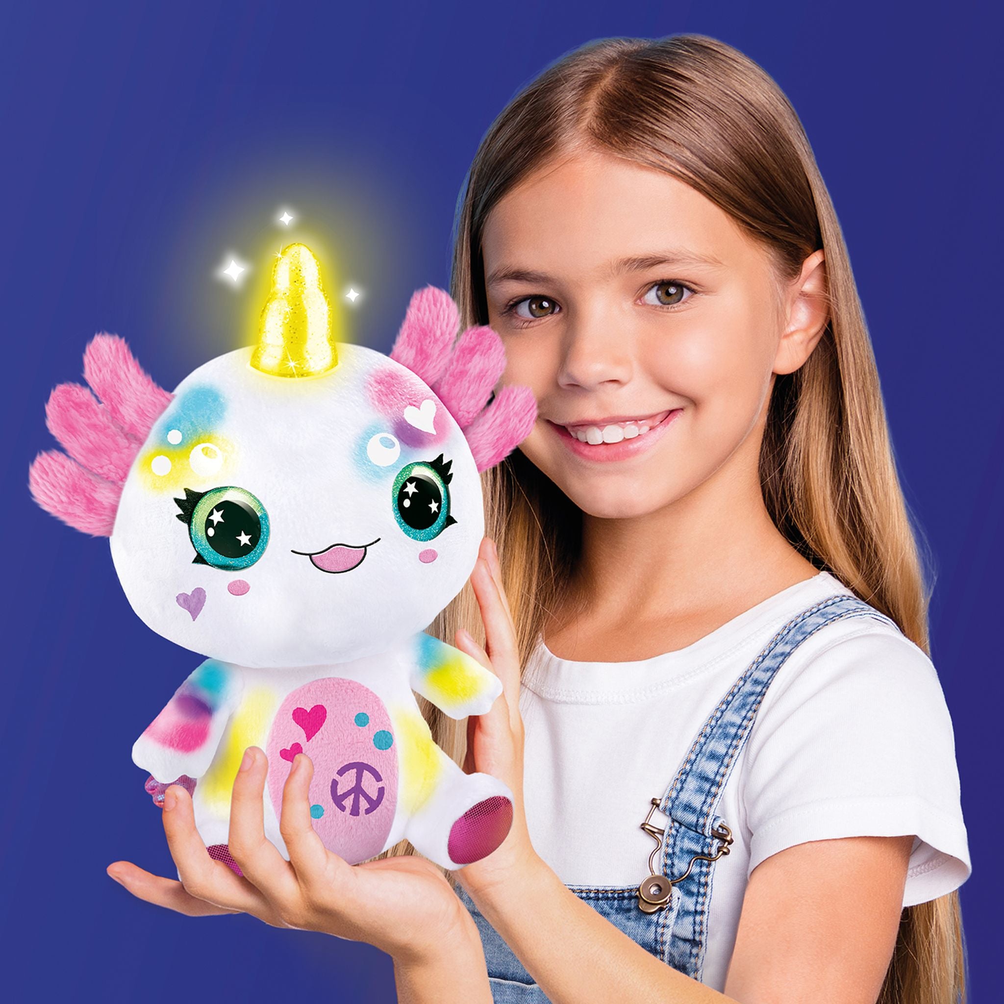 Airbrush Plush Axolotl