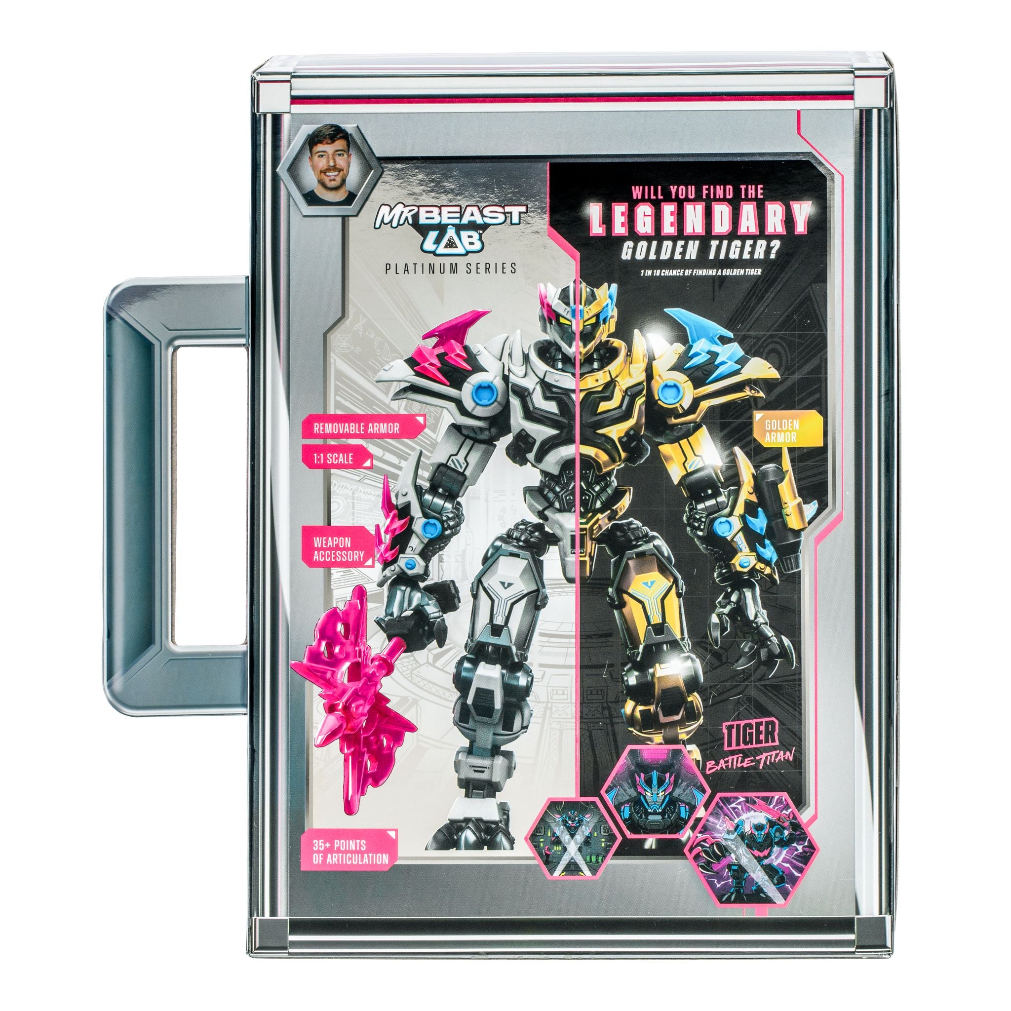 MrBeast Lab Platinum Series Collector Figure Tiger