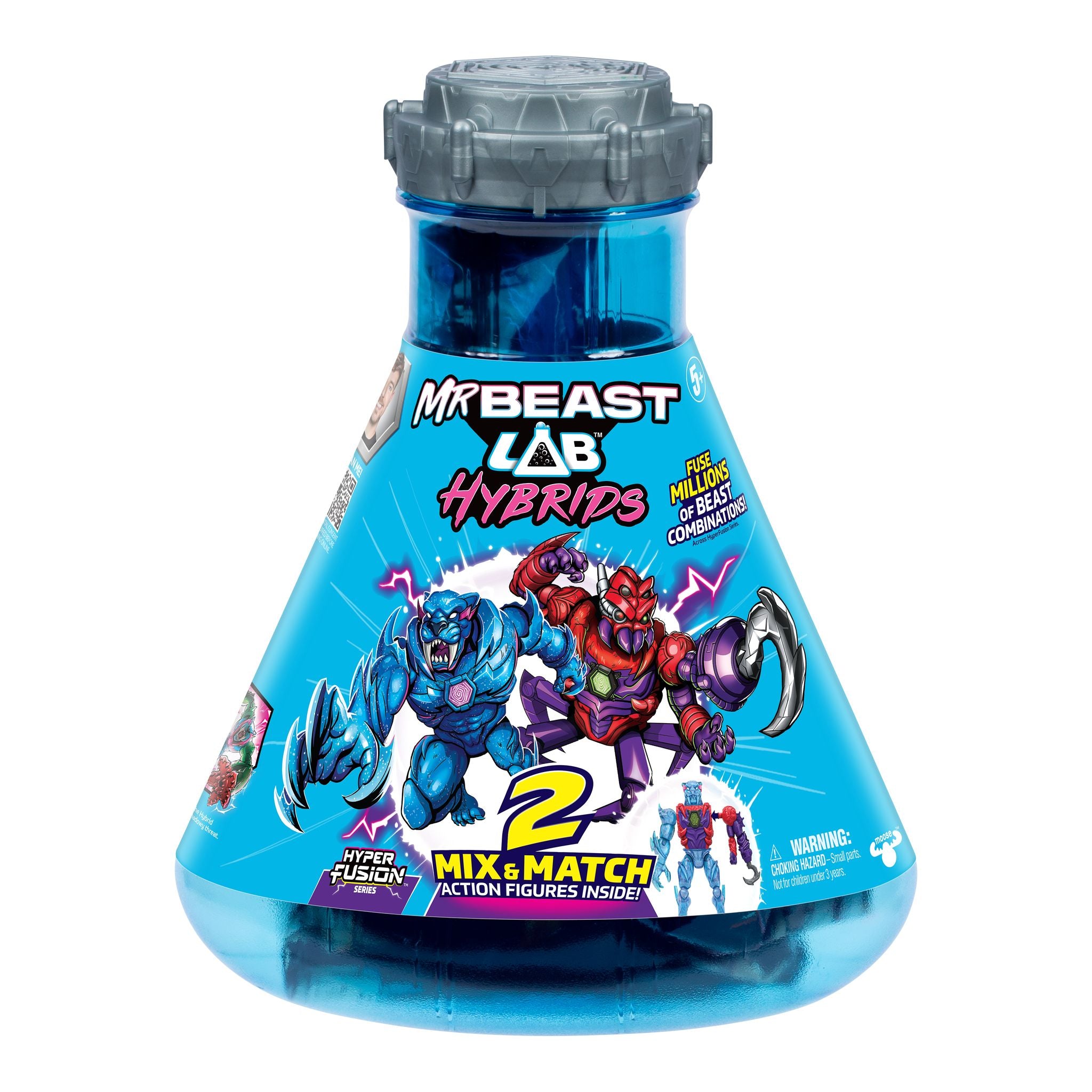 MrBeast Lab Hybrids Hyper Fusion Mix & Match 2 Pack Spider VS Energy Panther