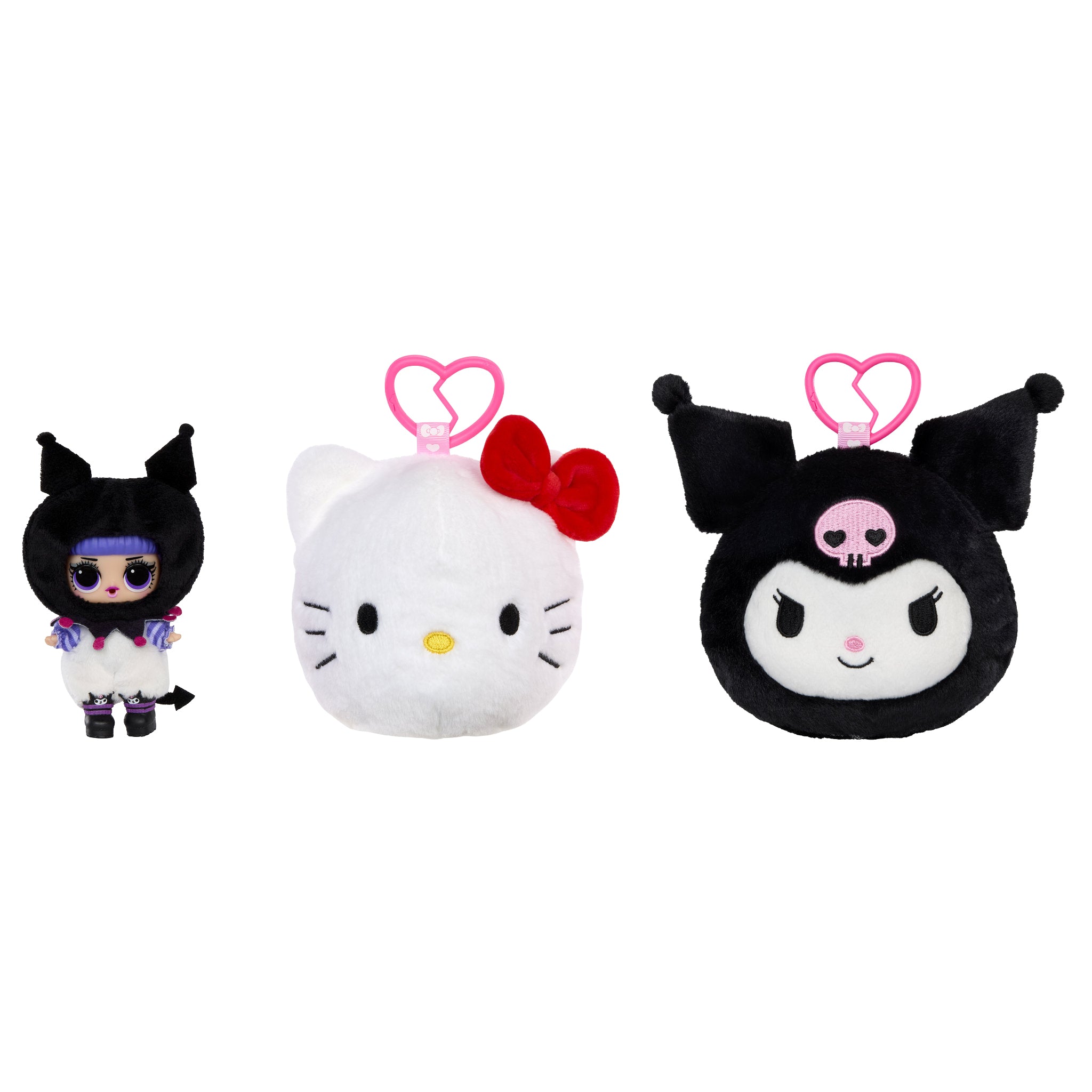 L.O.L. Surprise! Loves Hello Kitty Reversible Plush Key Chain 16 Inch Assorted Styles