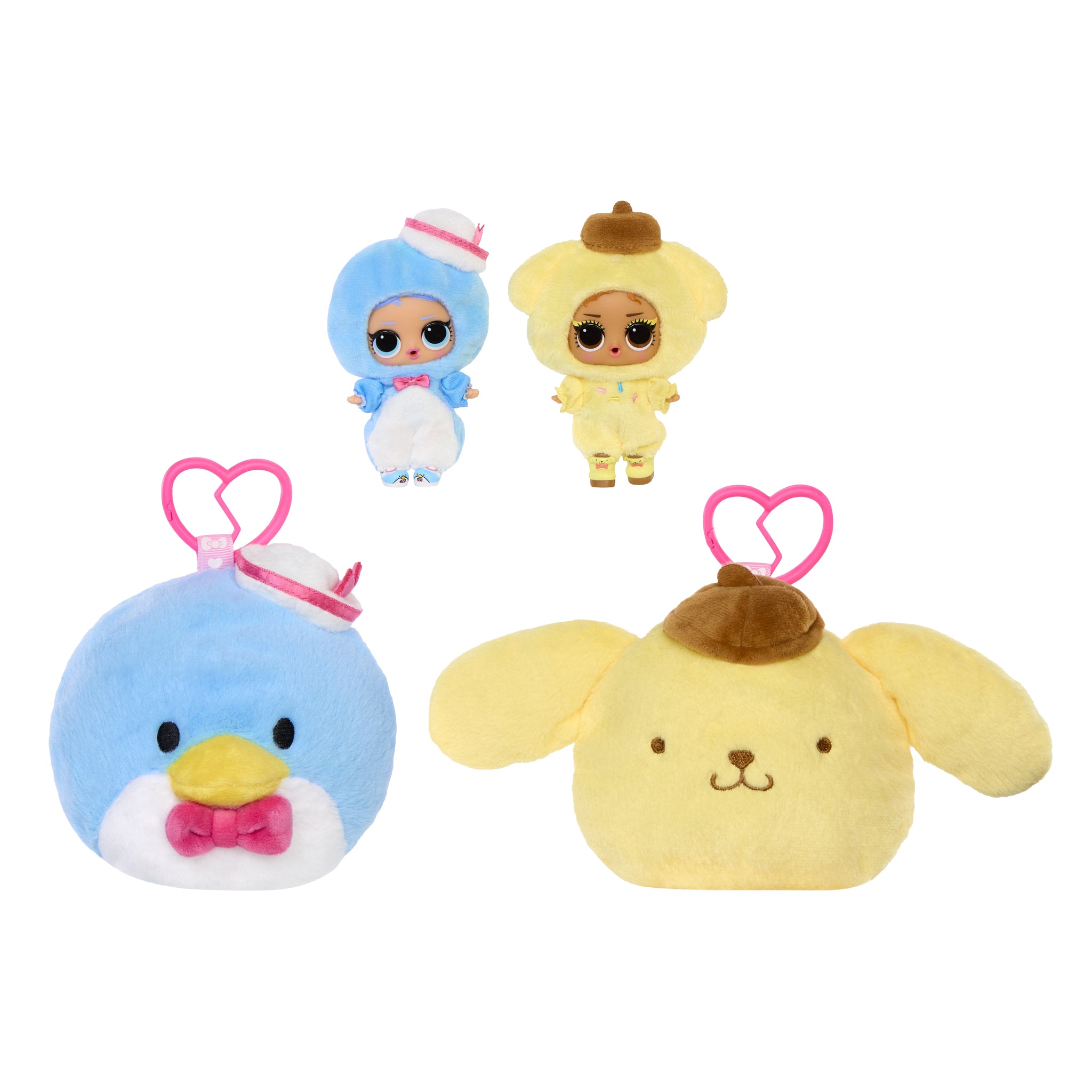 L.O.L. Surprise! Loves Hello Kitty Reversible Plush Key Chain 16 Inch Assorted Styles
