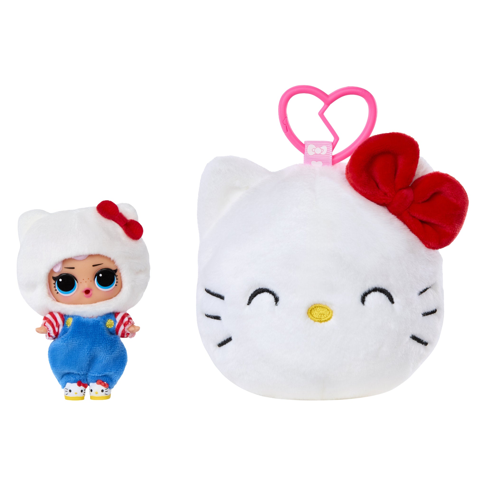 L.O.L. Surprise! Loves Hello Kitty Reversible Plush Key Chain 16 Inch Assorted Styles