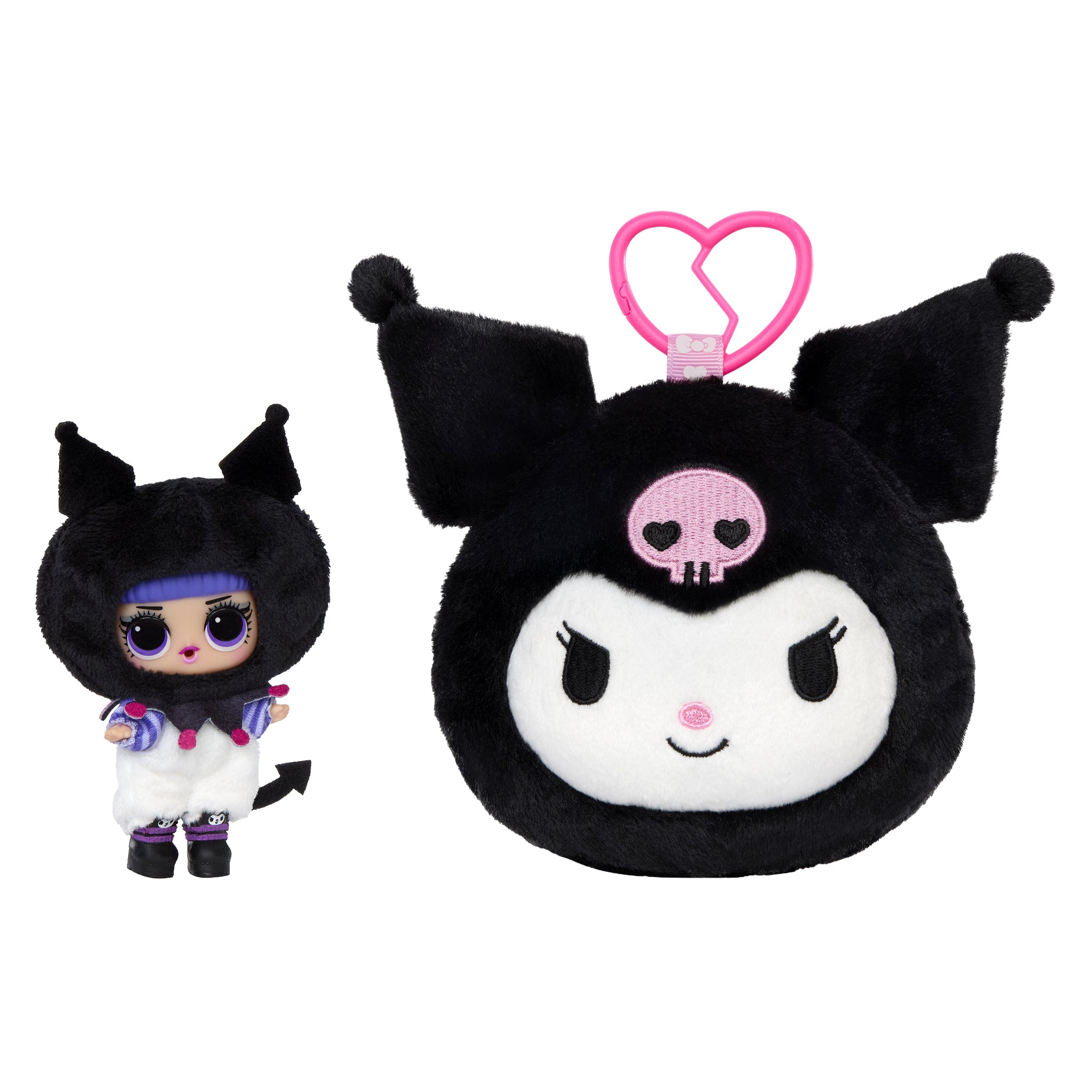 L.O.L. Surprise! Loves Hello Kitty Reversible Plush Key Chain 16 Inch Assorted Styles