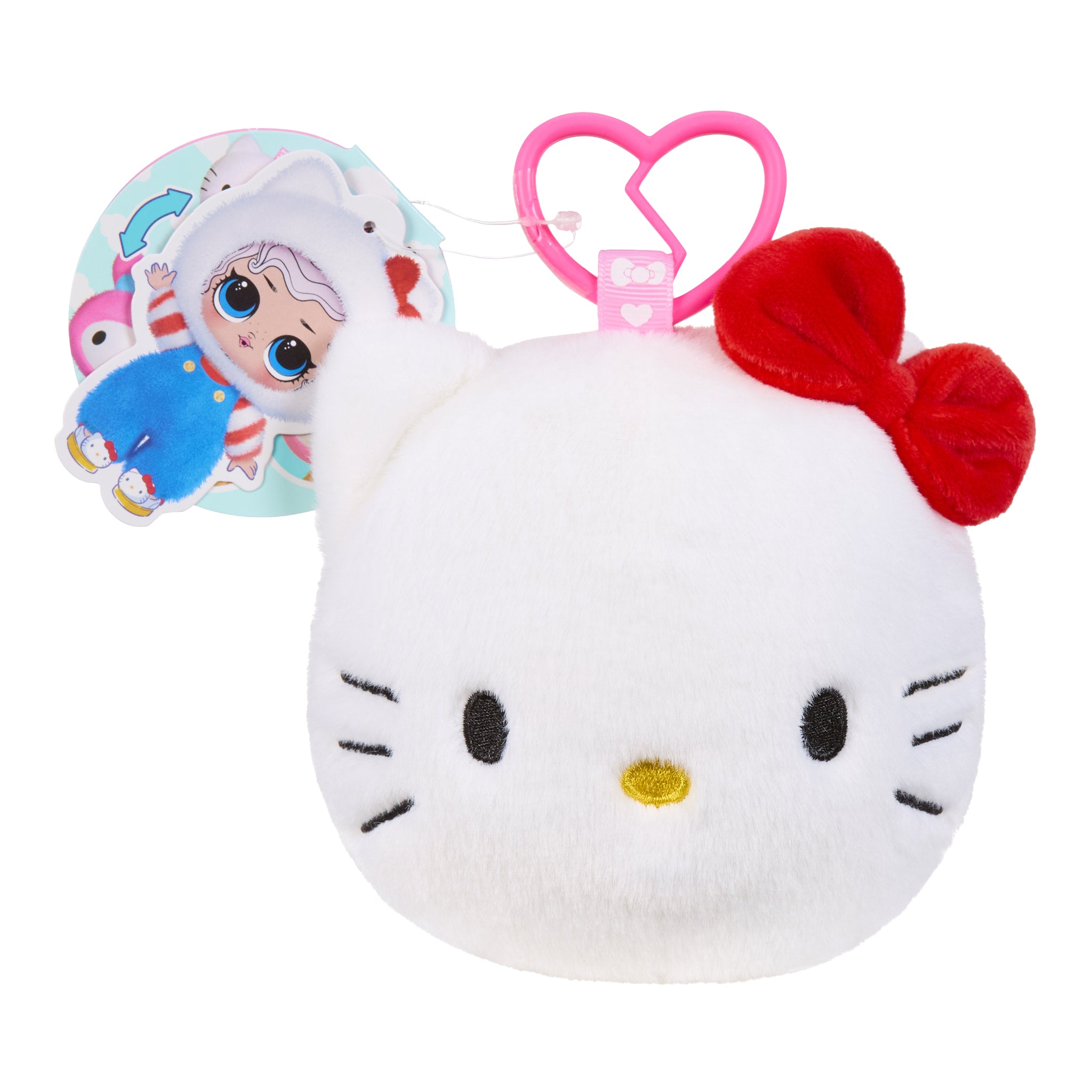 L.O.L. Surprise! Loves Hello Kitty Reversible Plush Key Chain 16 Inch Assorted Styles
