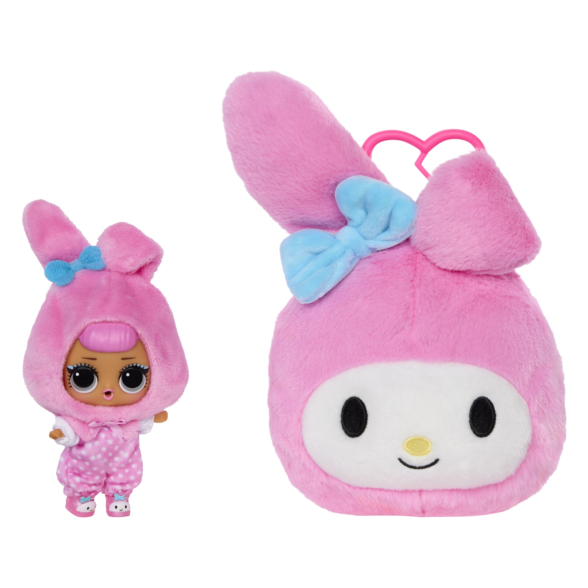L.O.L. Surprise! Loves Hello Kitty Reversible Plush Key Chain 16 Inch Assorted Styles