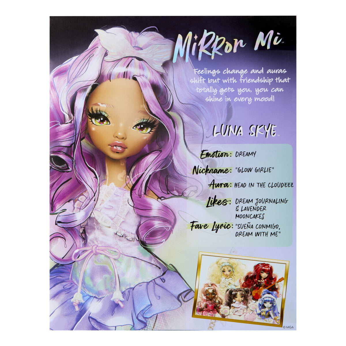 Mirror Mi Fashion Doll - Luna Skye