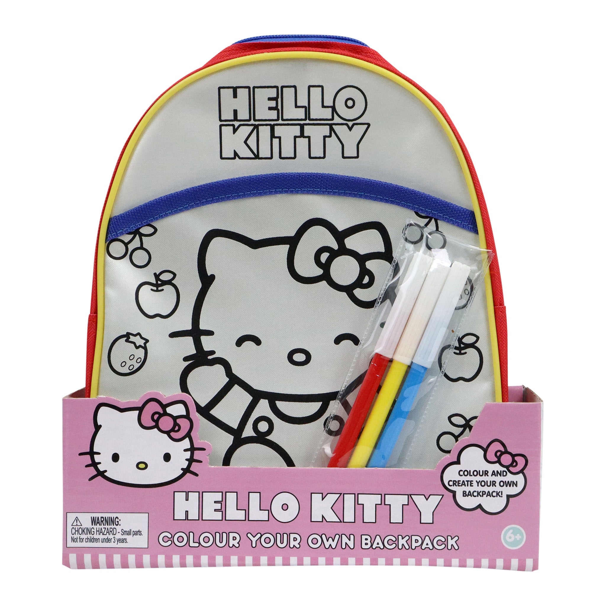 Hello Kitty Colour Your Own Backpack