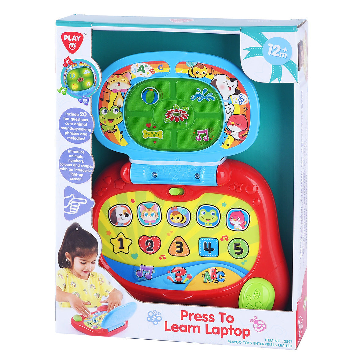 Playgo Toys Press To Learn Laptop