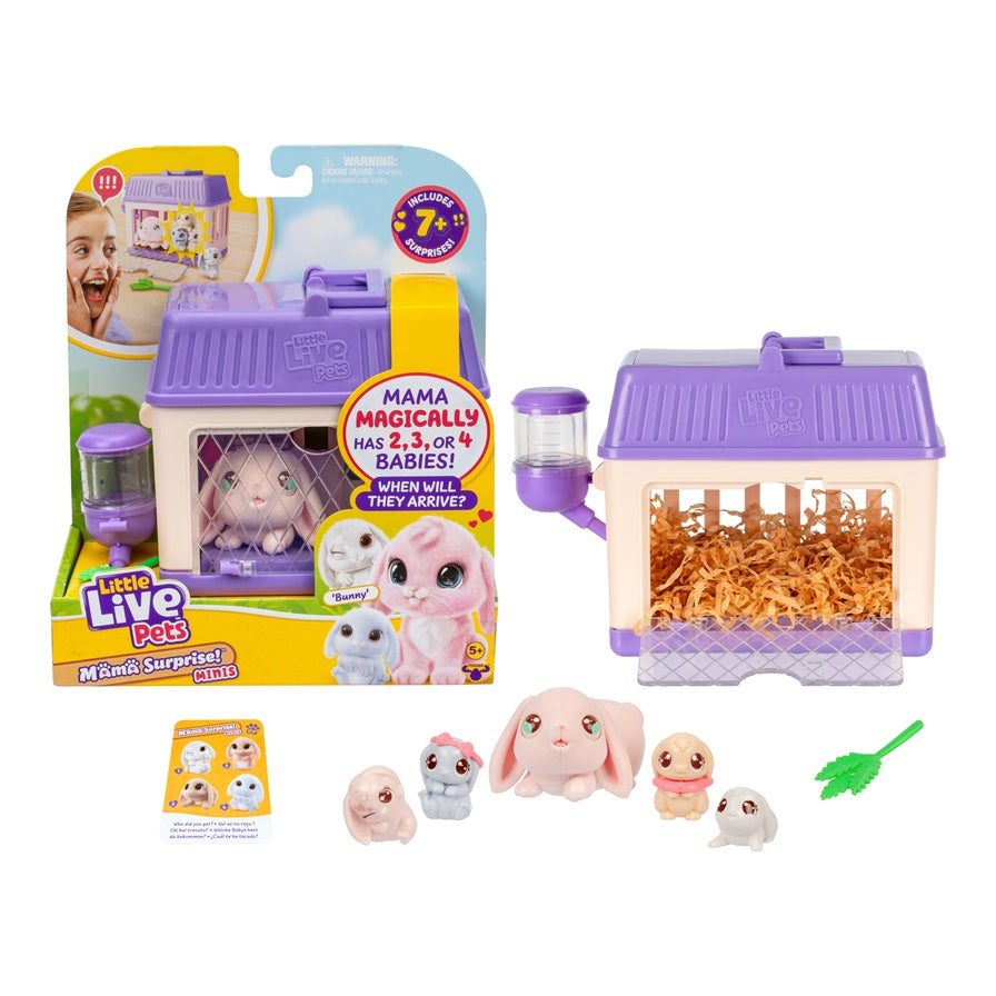 Little Live Pets Mama Surprise Series 4 Mini Playset - Bunny