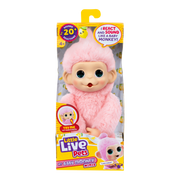 Little Live Pets My Baby  S3 Mini Monkey Single Pack - Luna Lemon - Toyworld Australia