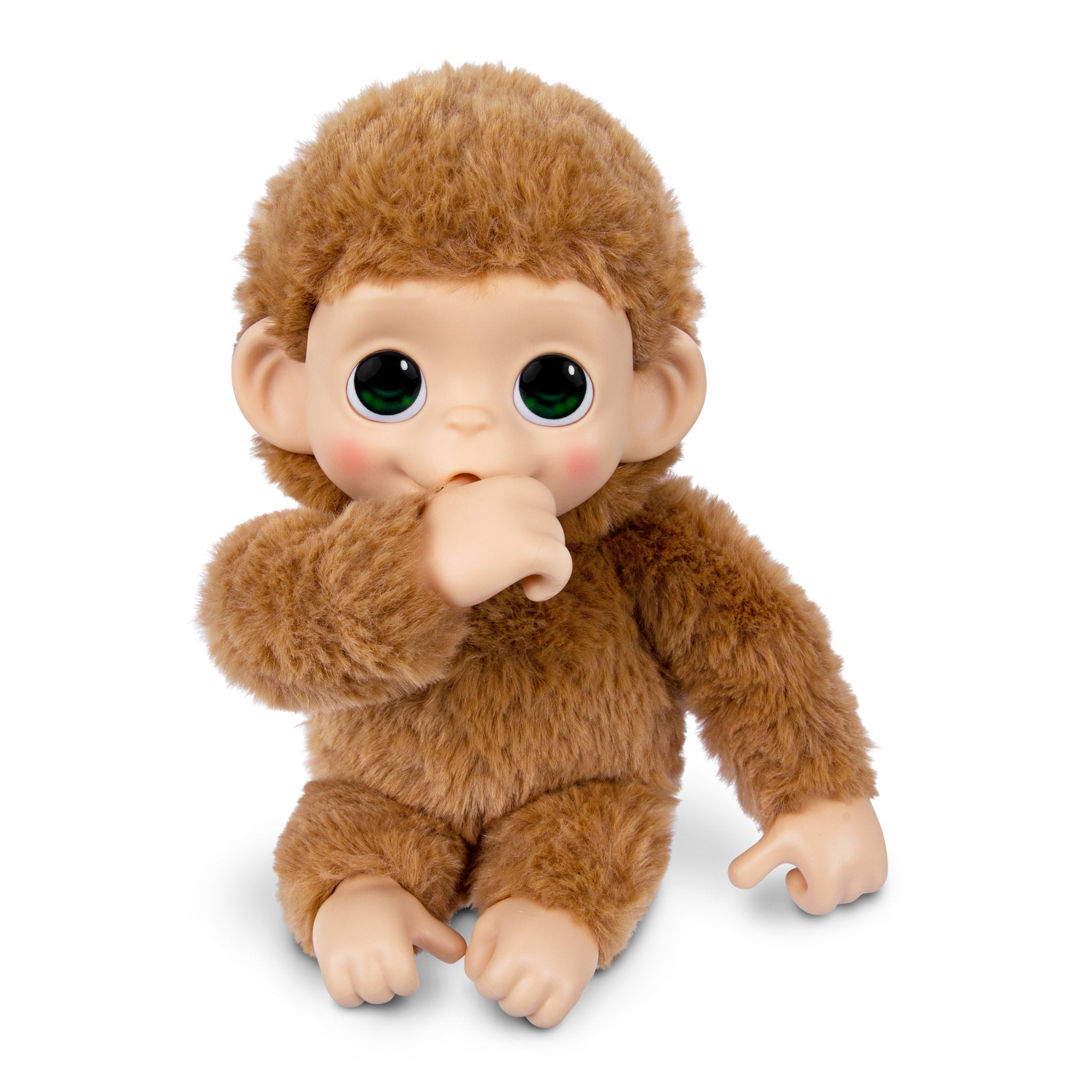 Little Live Pets My Baby  S3 Mini Monkey Single Pack - Pepi Peach - Toyworld Australia