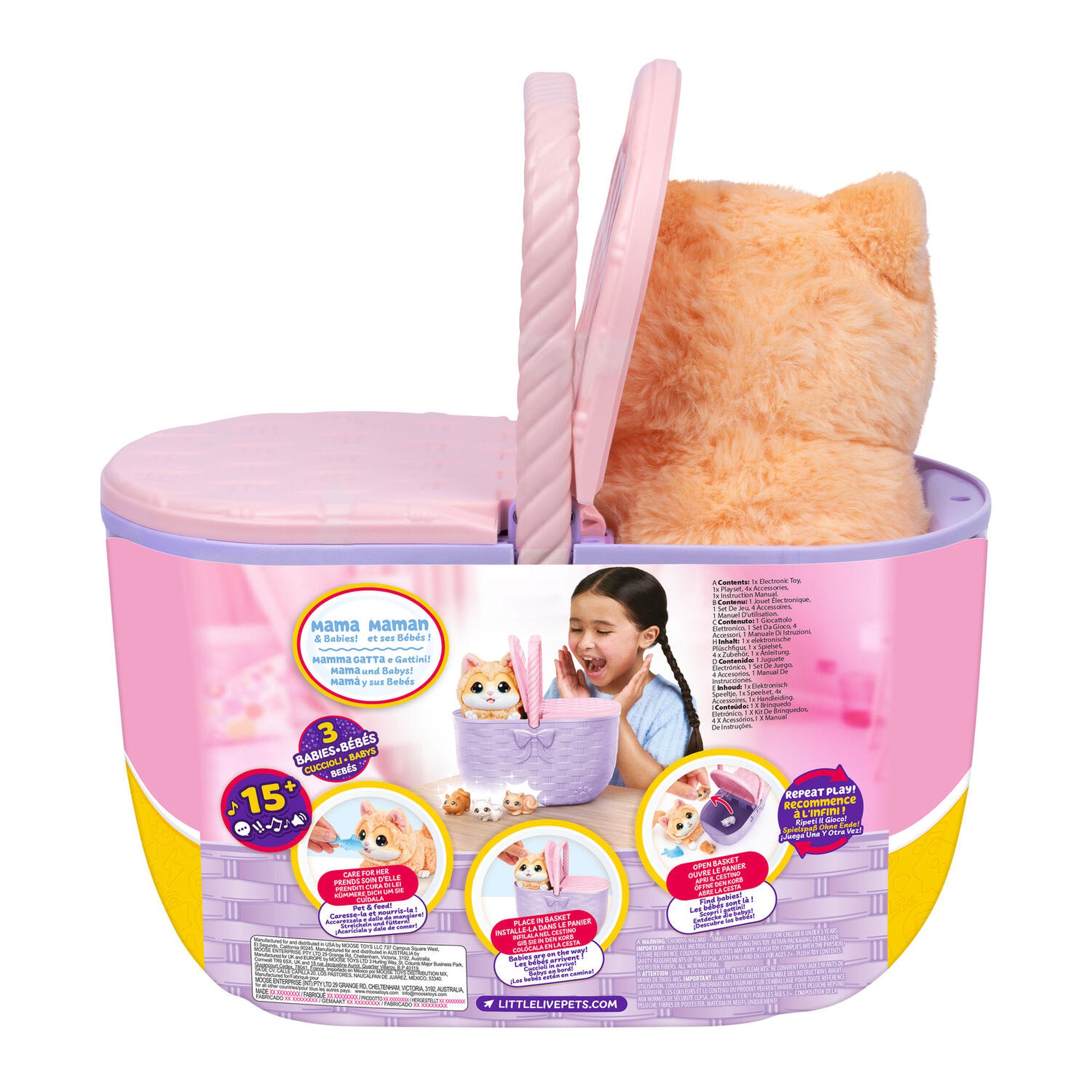 Little Live Pets Mama Surprise Kittens Playset