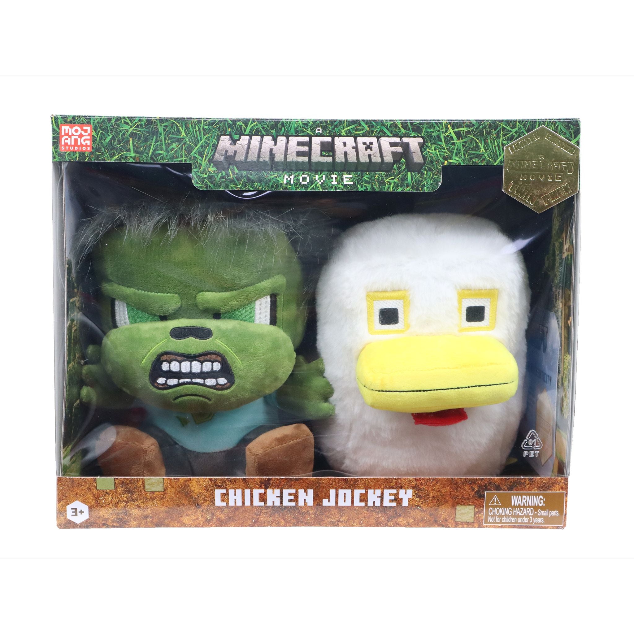 Minecraft Movie Limited Edition Chicken Jockey Plush Twin Pack
