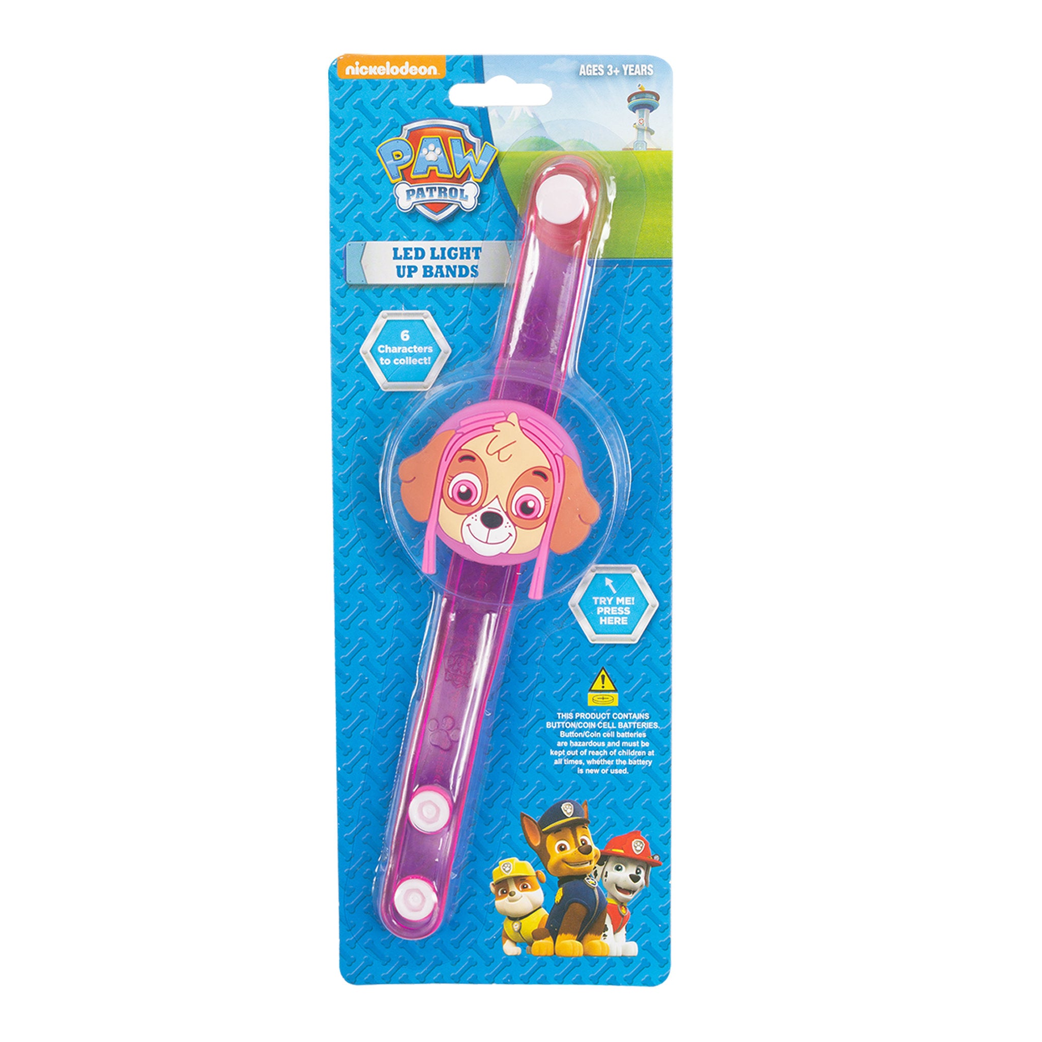 PAW Patrol LED Light Bands Asstorted Styles - Toyworld Australia