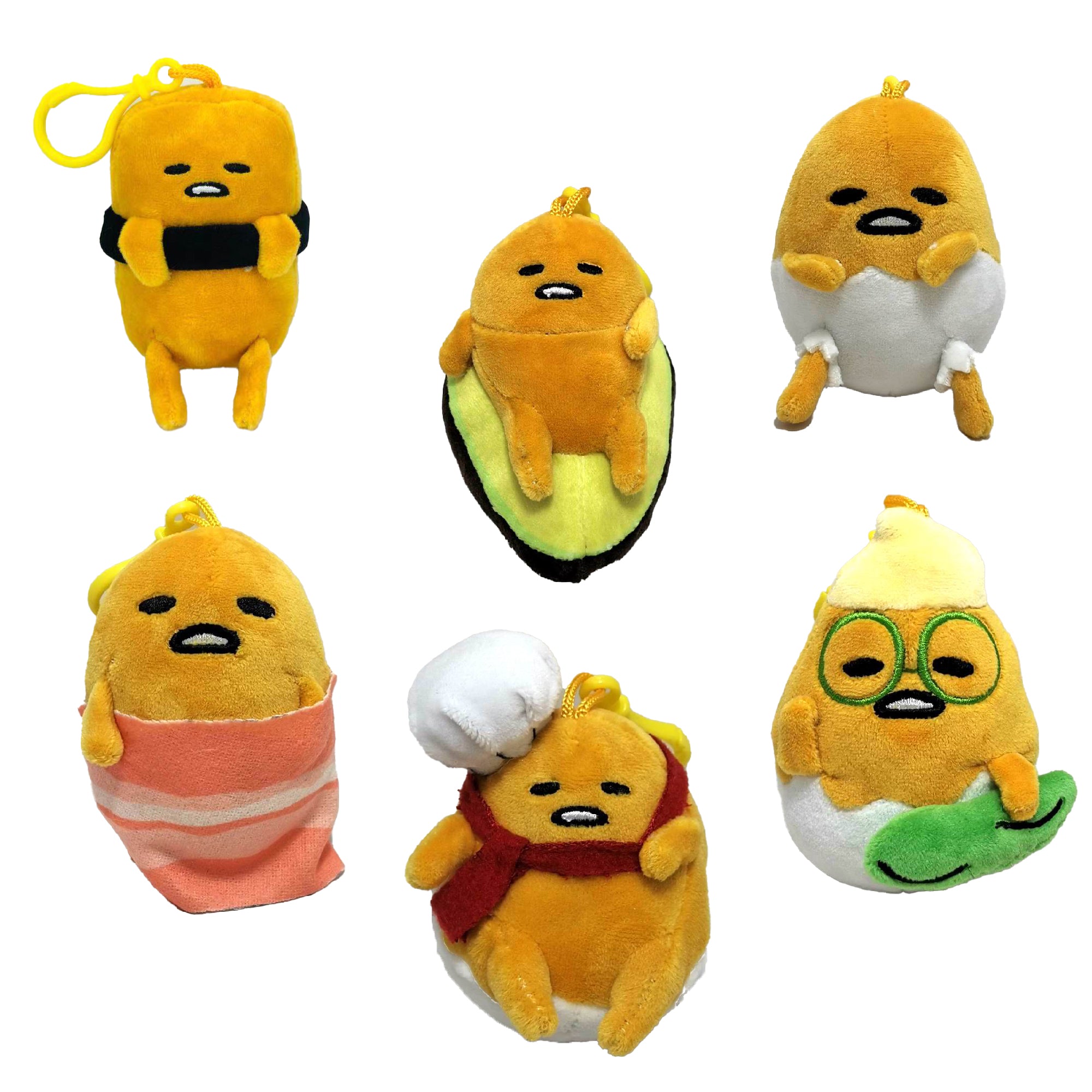 Gudetama Bag Clip Assorted Styles