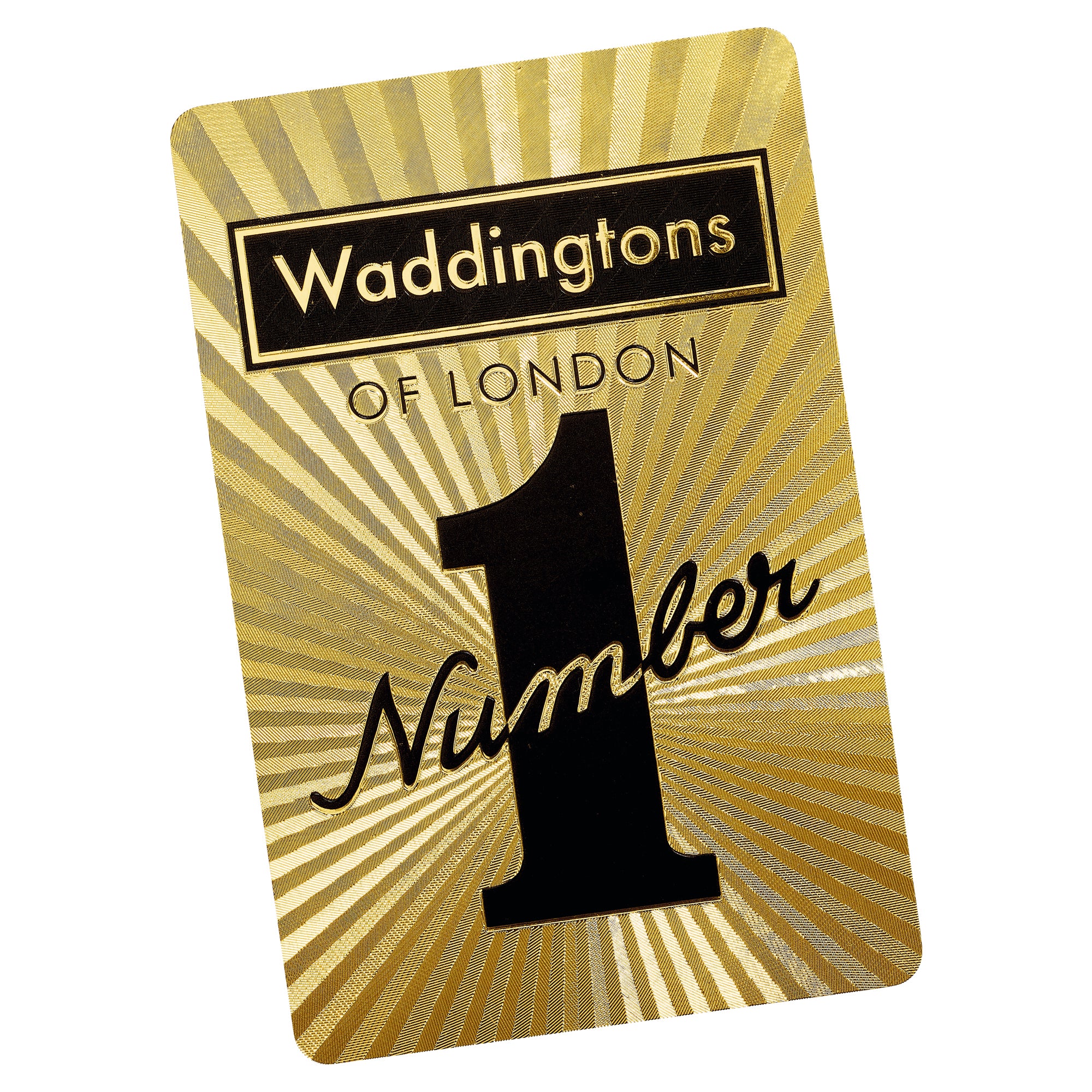 Waddingtons Playing Cards Number 1 Gold Edition